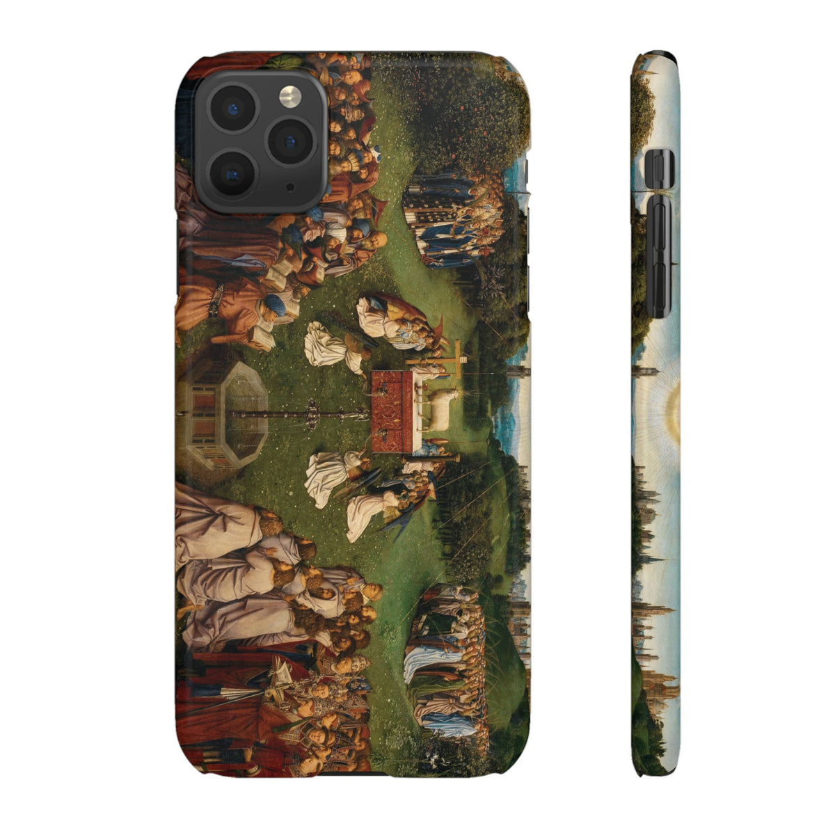Adoration of the Lamb from the Ghent Altarpiece by Hubert van Eyck- iPhone Slim Case