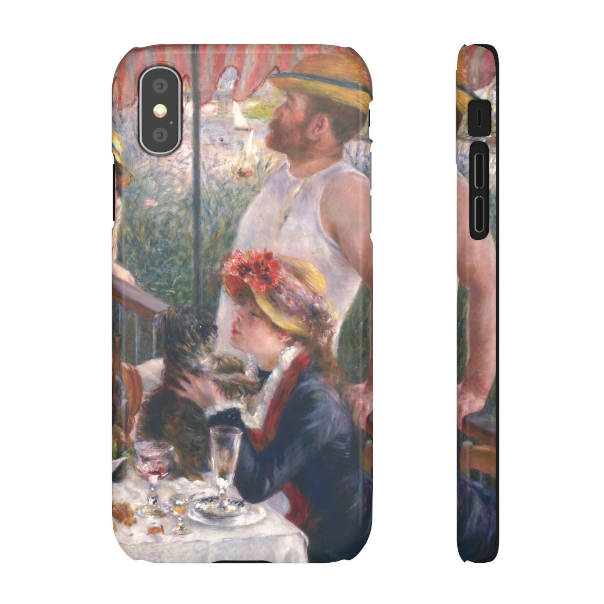 Luncheon of the Boating Party by Pierre Auguste Renoir - iPhone Slim Case