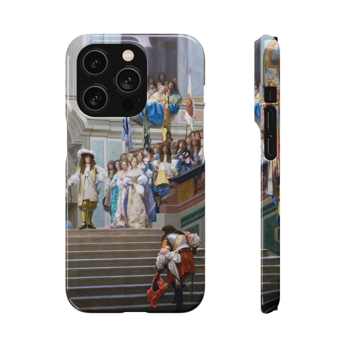 Reception du Grand Conde par Louis XIV by Jean-Leon Gerome - iPhone Slim Case