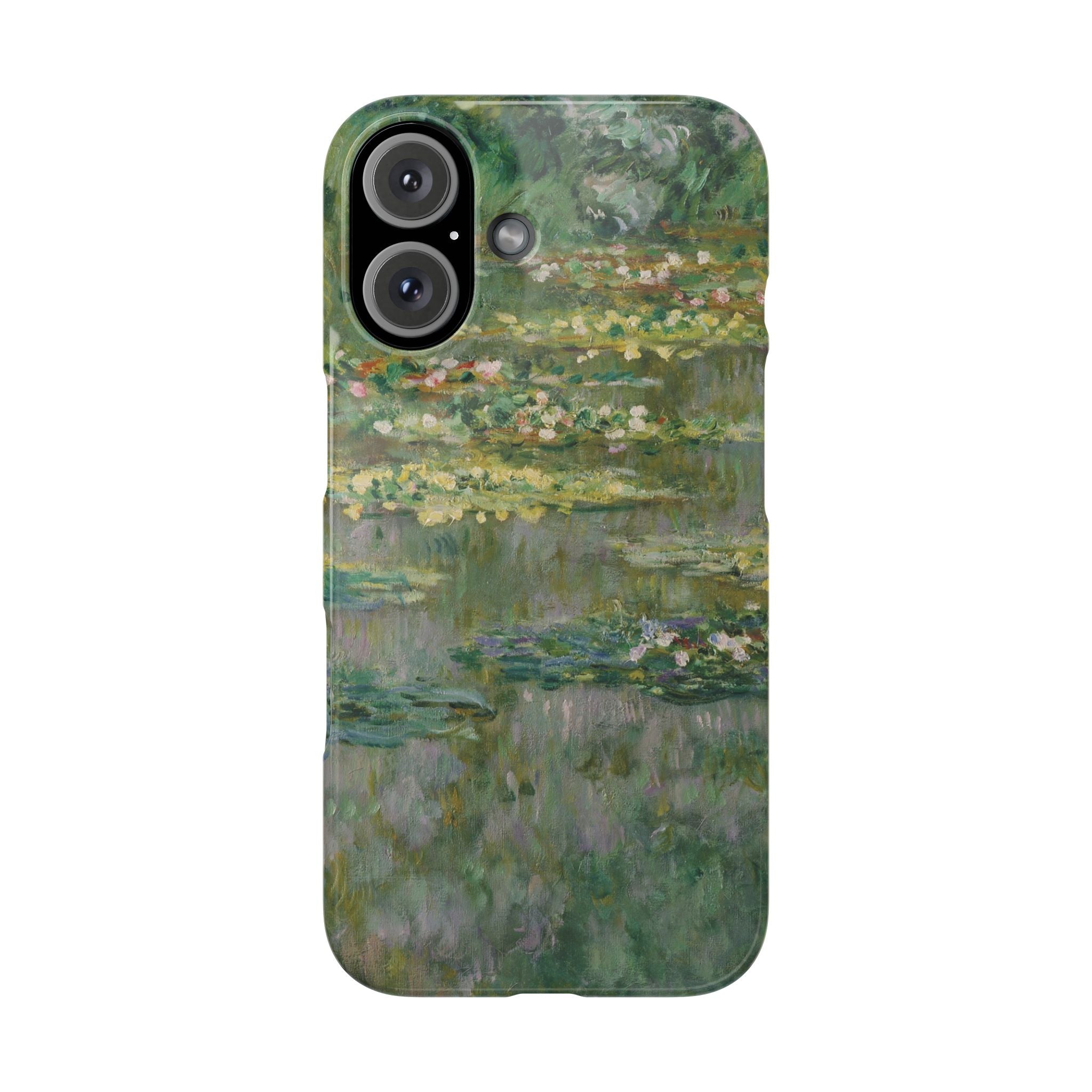 Le Bassin des Nymphéas by Claude Monet - iPhone Slim Case