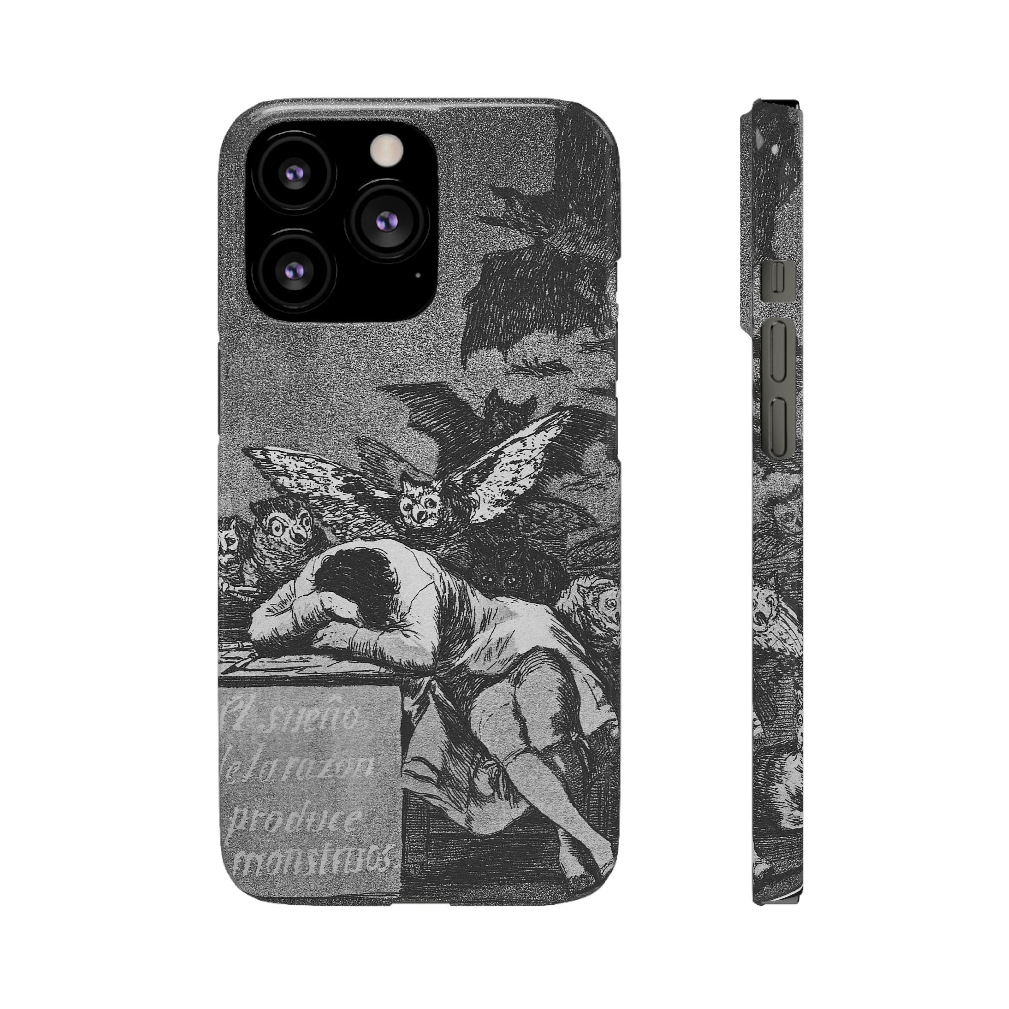 The Sleep of Reason Produces Monsters by Francisco Goya - iPhone Slim Case