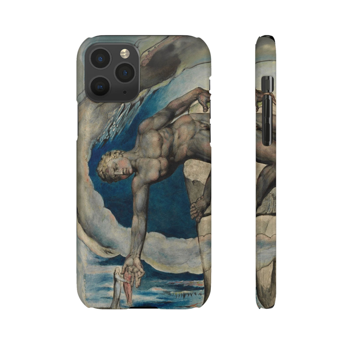 Antaeus setting down Dante and Virgil in the Last Circle of Hell by William Blake - iPhone Slim Case