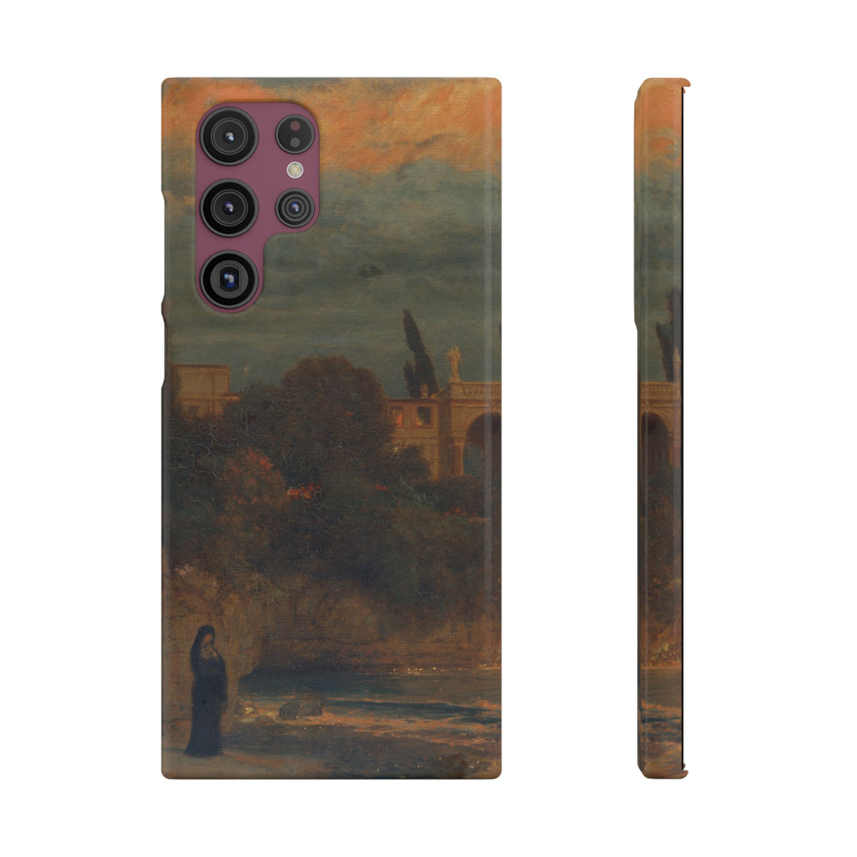 Villa by the Sea by Arnold Böcklin - Samsung Slim Case