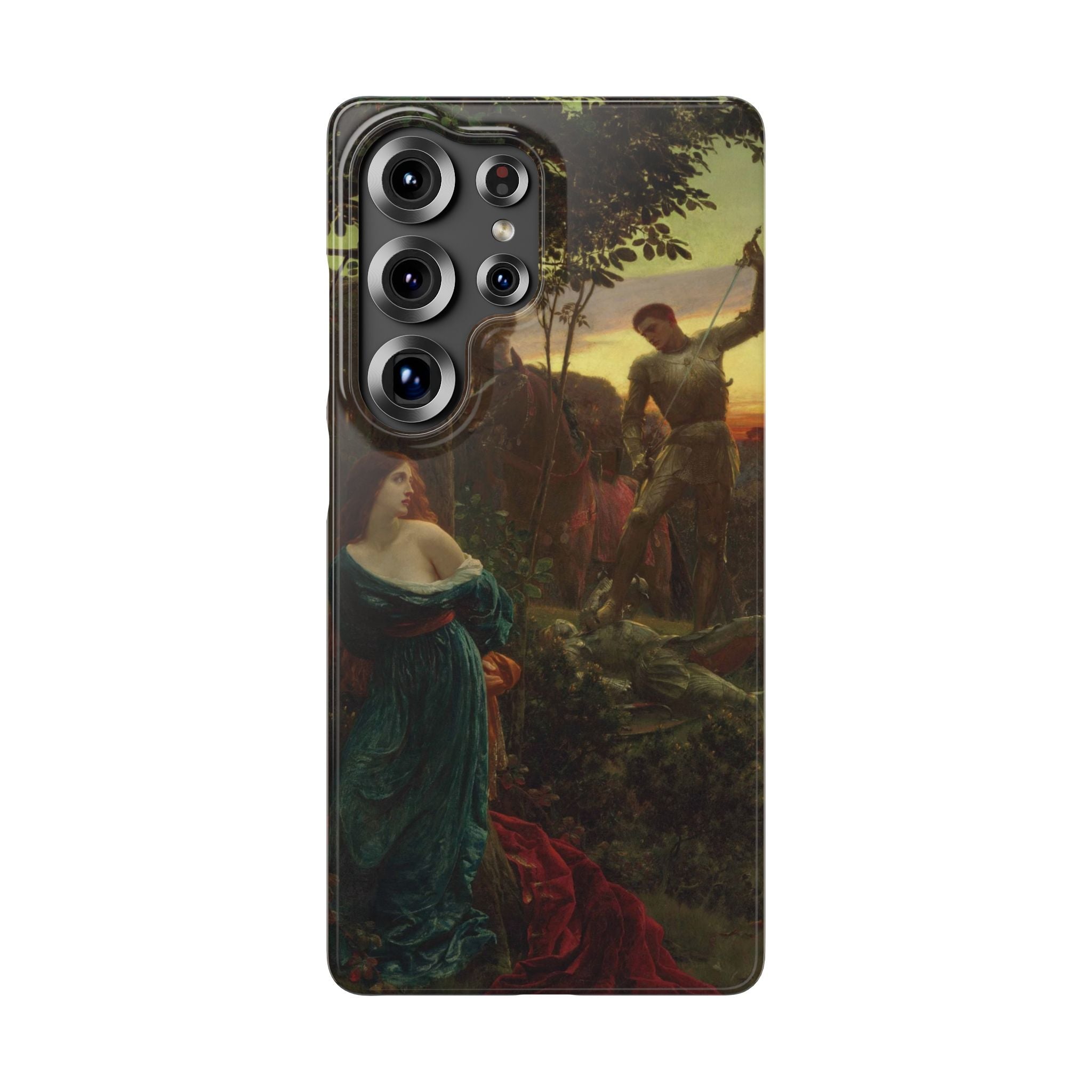 Chivalry by Frank Dicksee - Samsung Slim Case