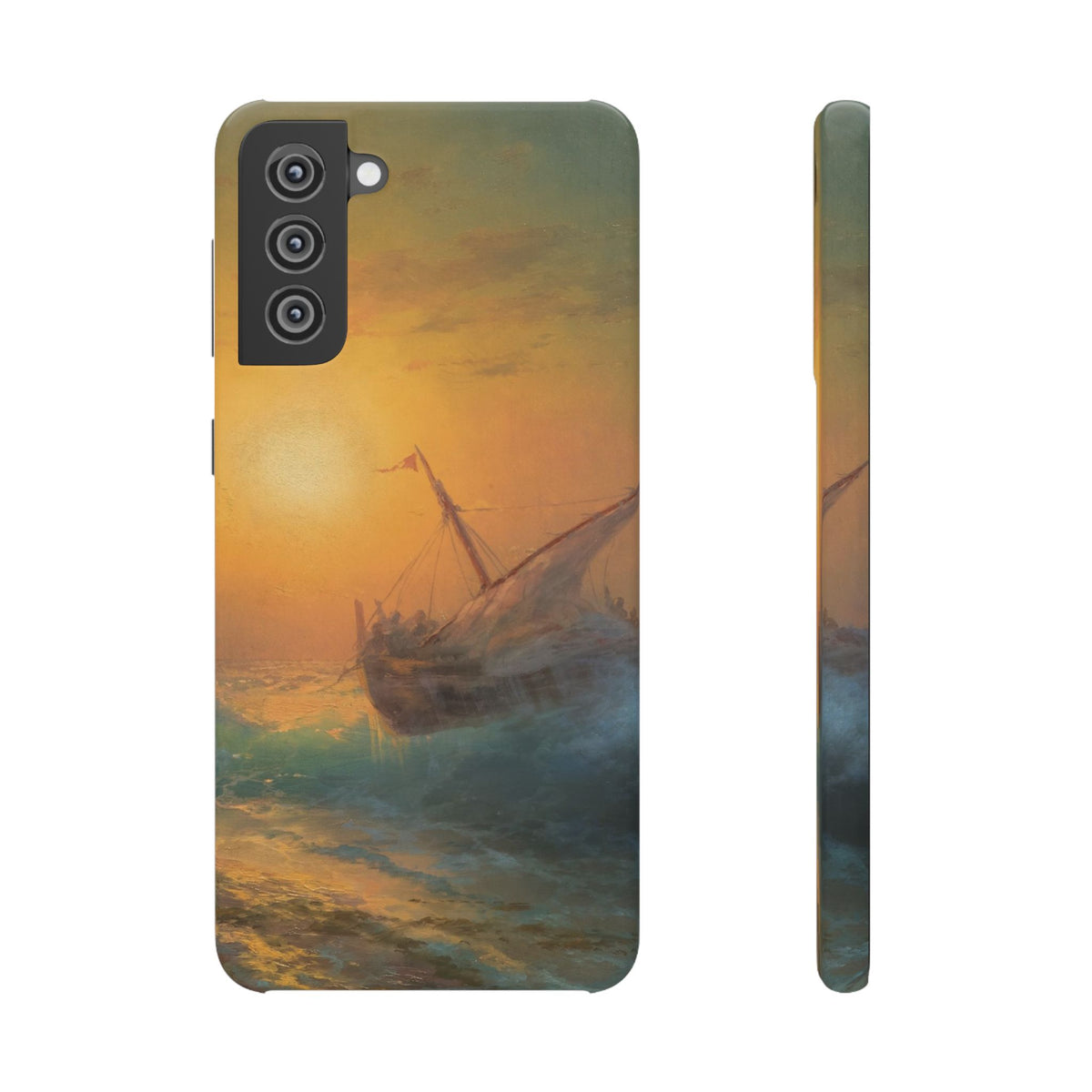 Stormy Sea at Sunset by Ivan Aivazovsky - Samsung Slim Case