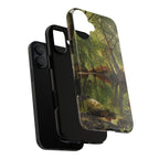 A woodland stream by Peder Mork Monsted - iPhone Tough Case
