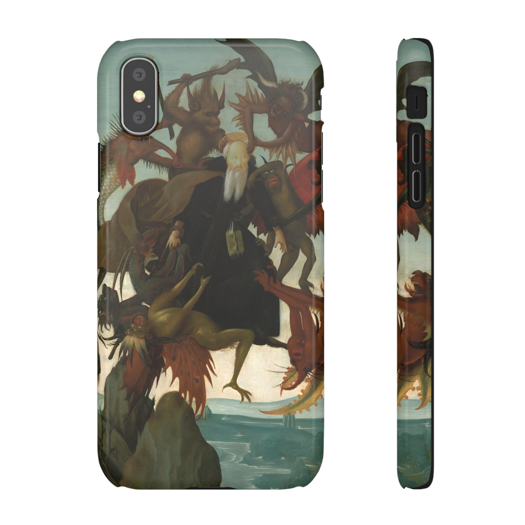 The Torment of Saint Anthony by Michelangelo - iPhone Slim Case