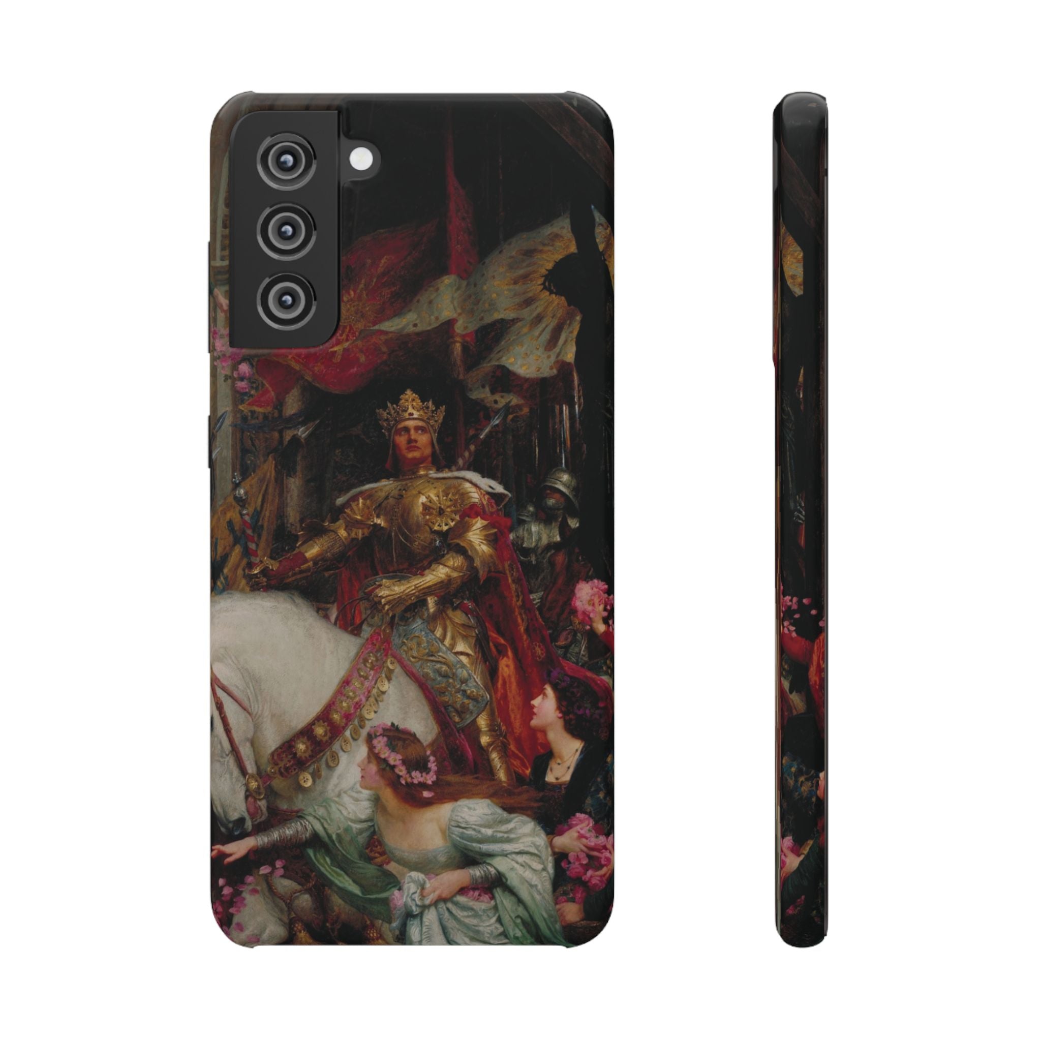 The Two Crowns by Frank Dicksee - Samsung Slim Case