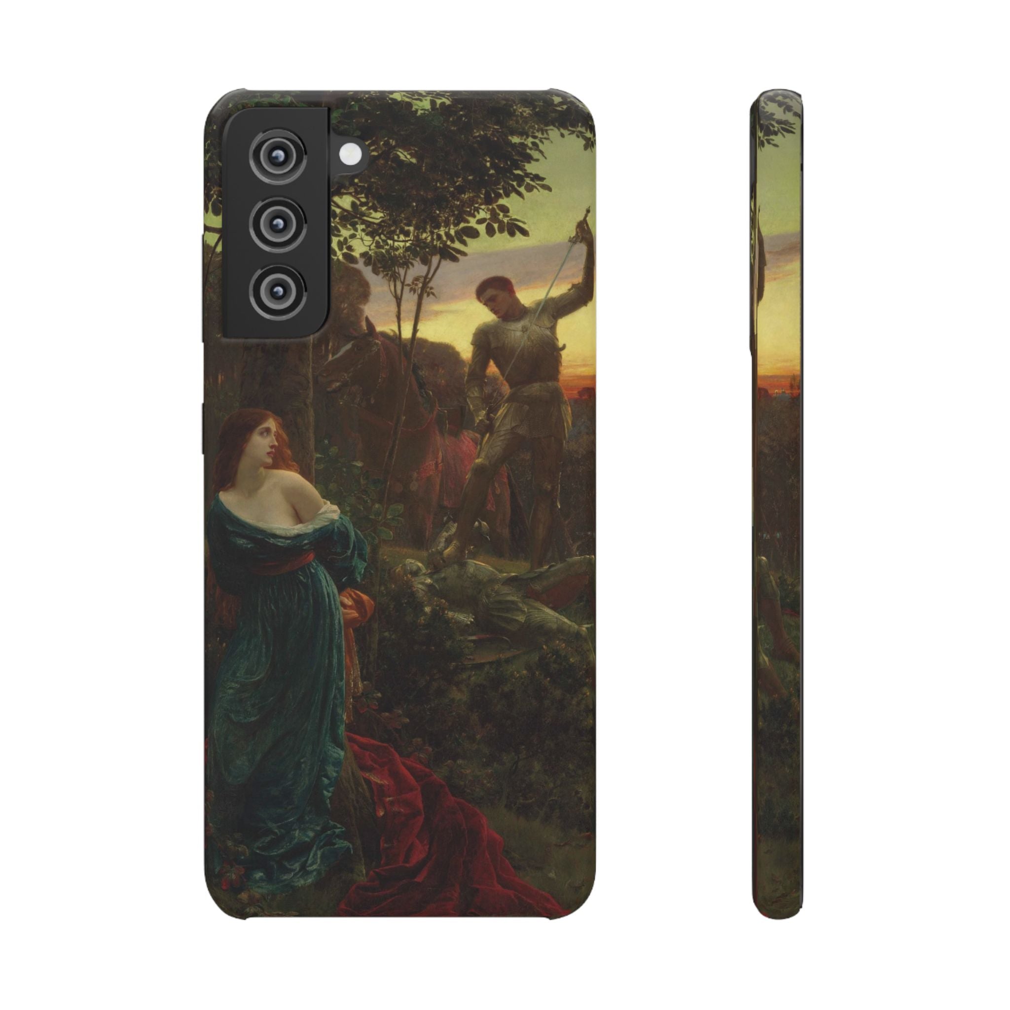 Chivalry by Frank Dicksee - Samsung Slim Case