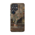 Skeleton Looking at Chinoiseries by James Ensor - Samsung Tough Case