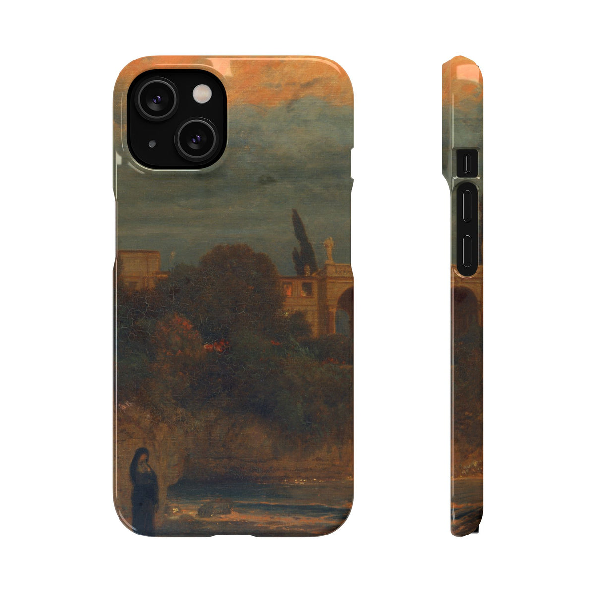 Villa by the Sea by Arnold Böcklin - iPhone Slim Case