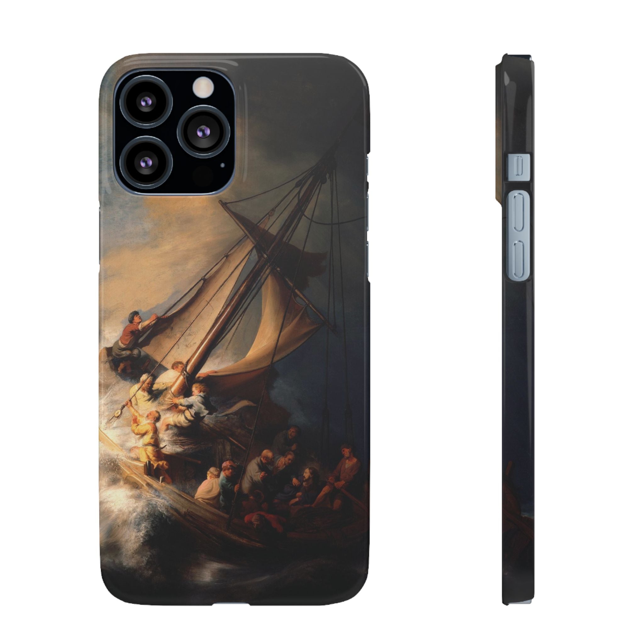 The Storm on the Sea of Galilee by Rembrandt - iPhone Slim Case