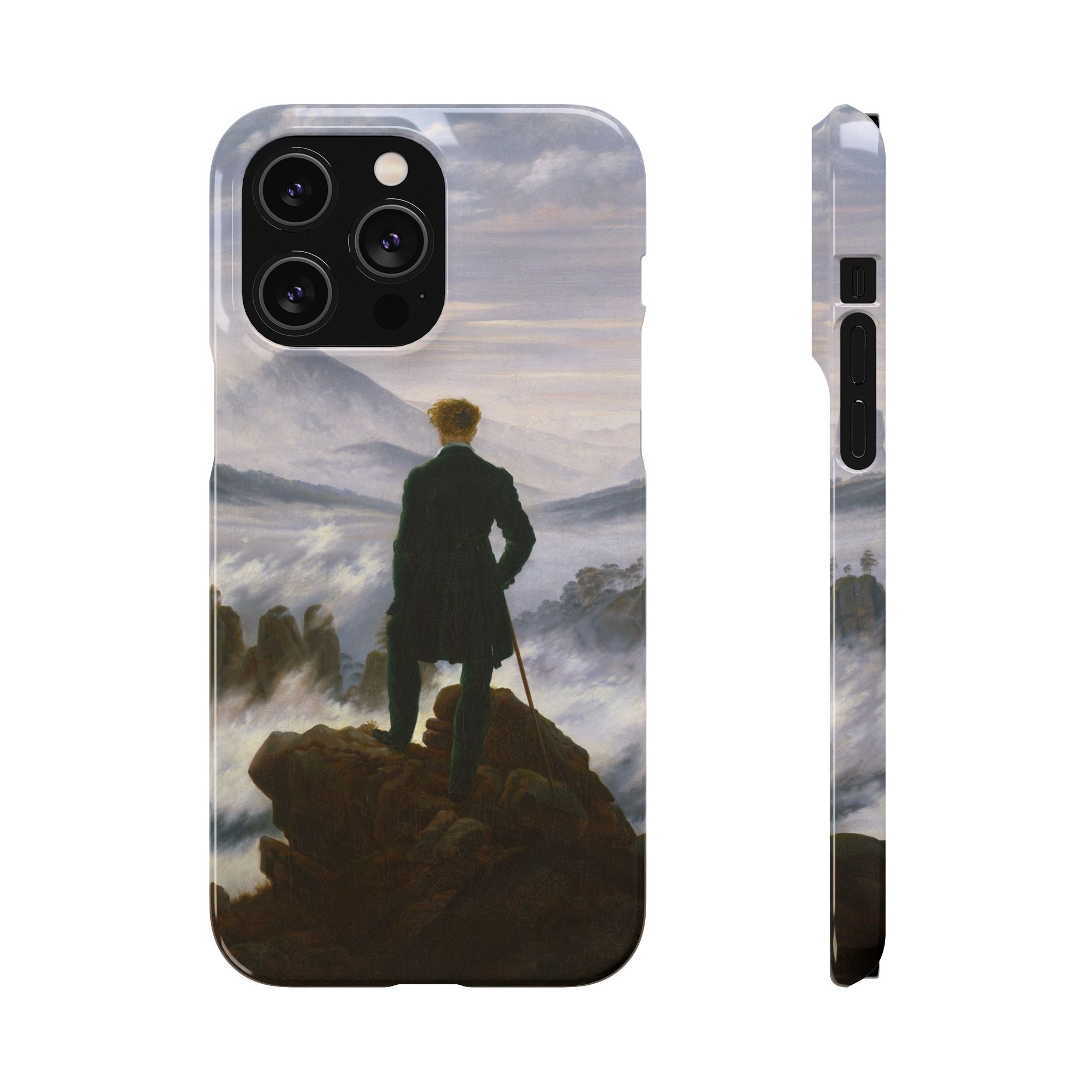 The Wanderer above the Sea of Fog by Caspar David Friedrich - iPhone Slim Case