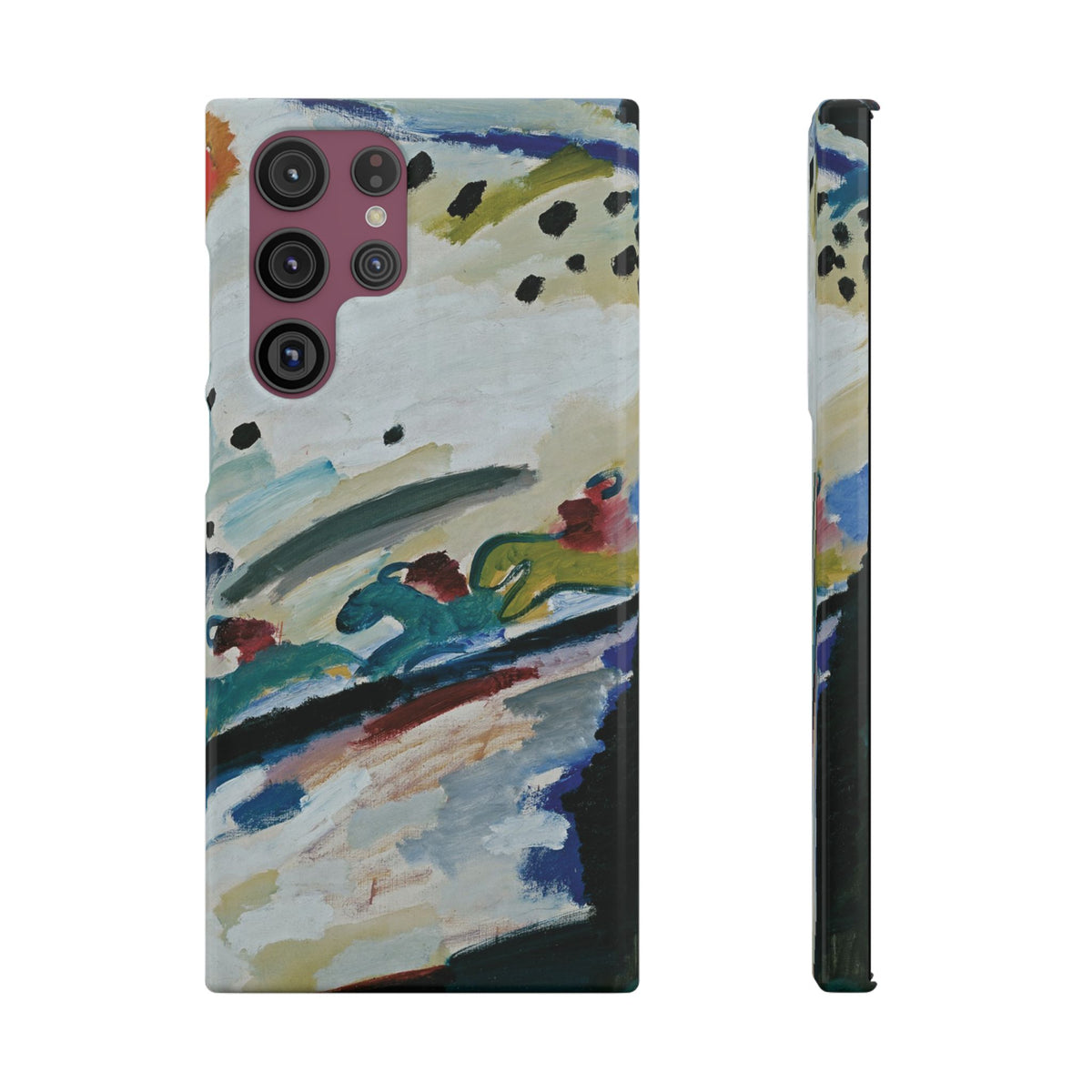 Romantic Landscape by Vasily Kandinsky - Samsung Slim Case