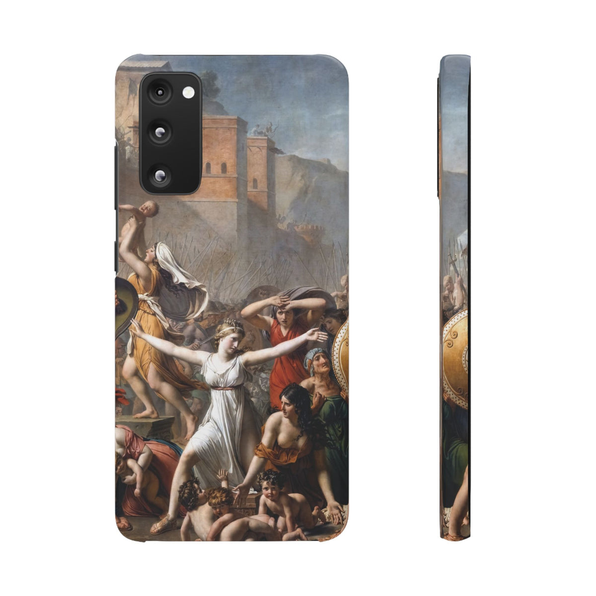 The Intervention of the Sabine Women by Jacques-Louis David - Samsung Slim Case