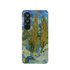 Two Poplars in the Alpilles near Saint-Rémy by Vincent van Gogh - Samsung Slim Case