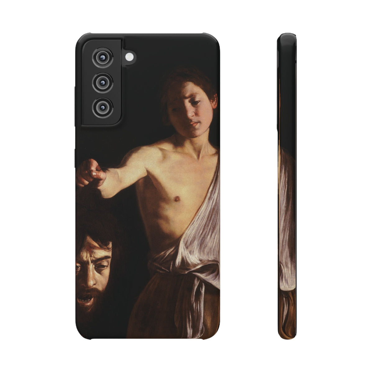 David with the Head of Goliath by Caravaggio - Samsung Slim Case