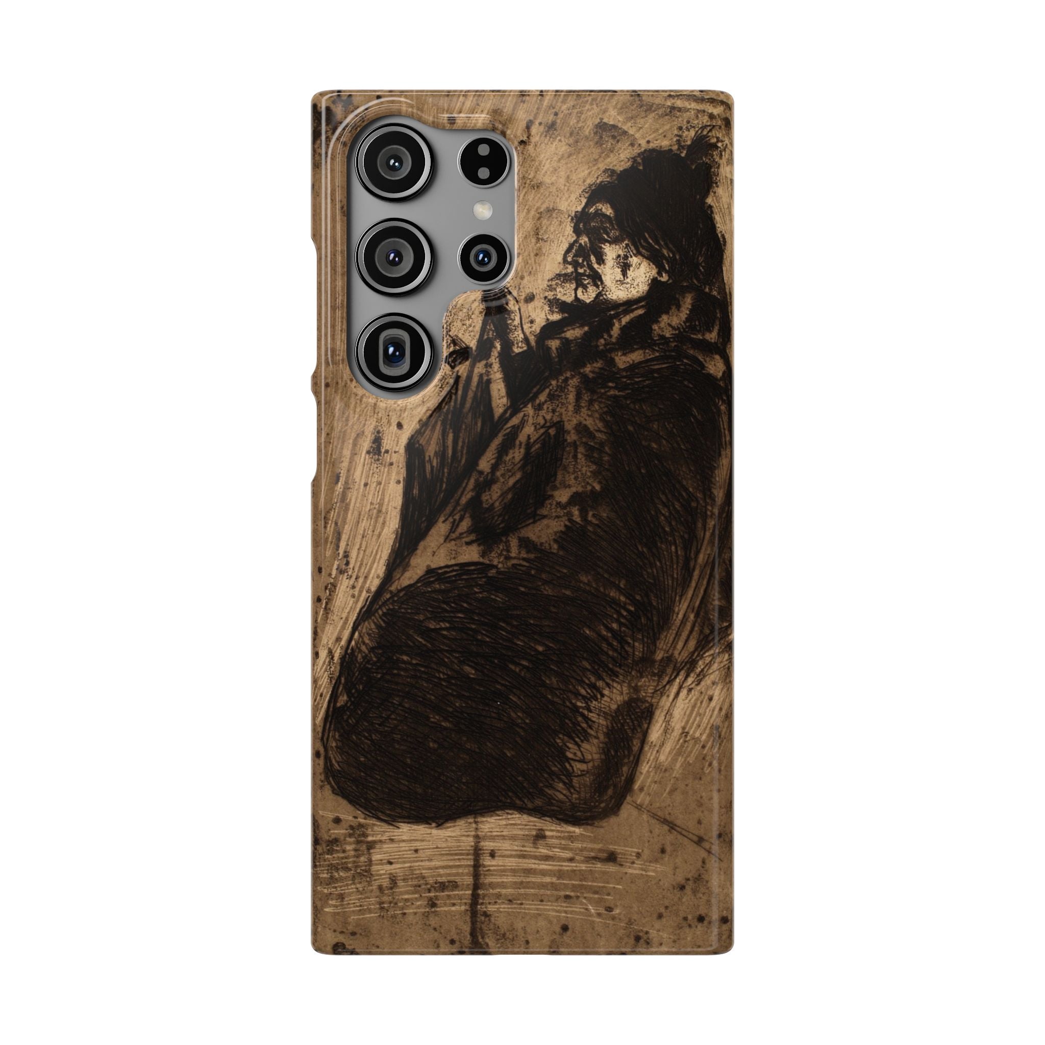Old Woman by Edvard Munch - Samsung Slim Case