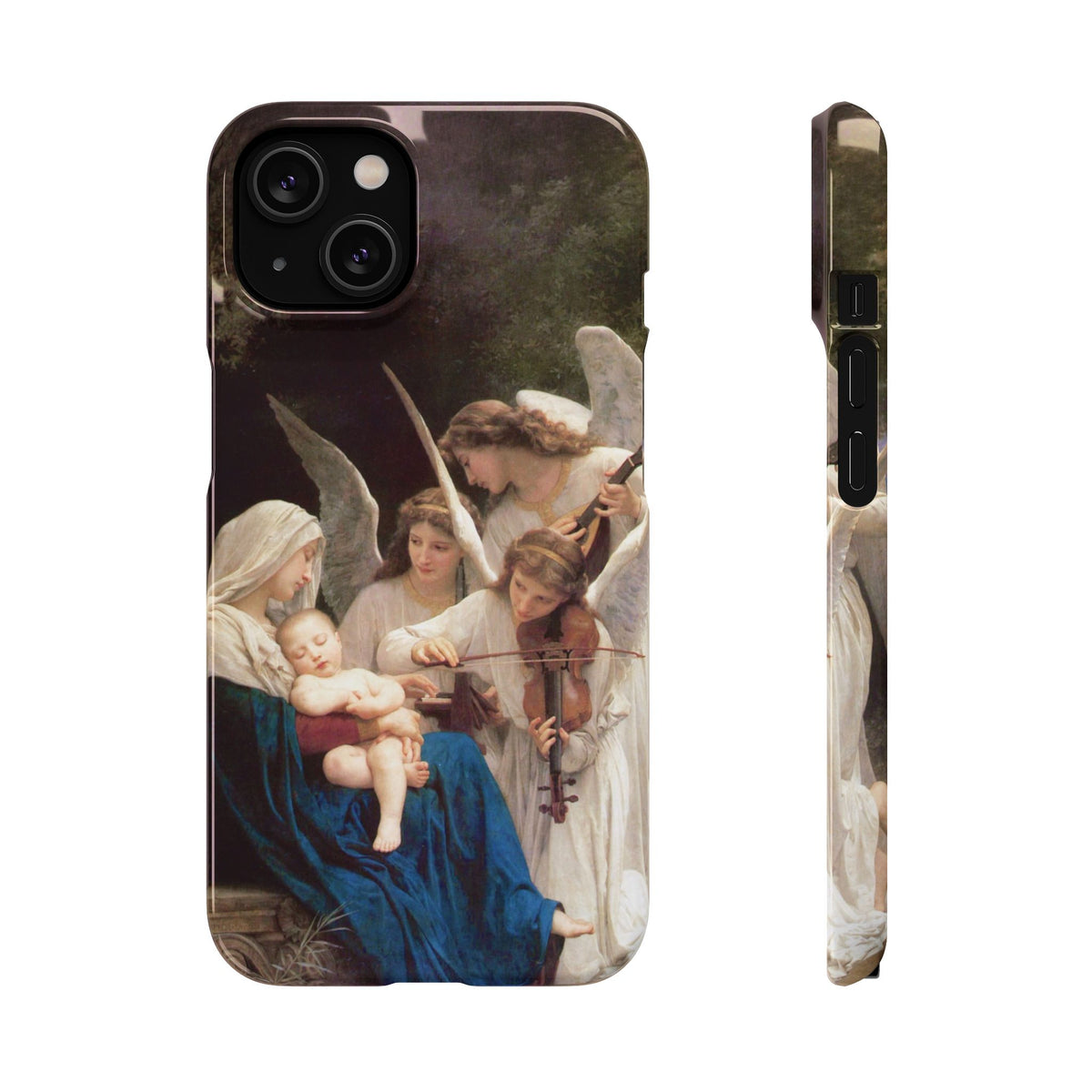 The Virgin of the angels by William-Adolphe Bouguereau - iPhone Slim Case