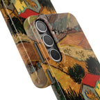 Landscape with House and Ploughman by Vincent van Gogh - Samsung Slim Case