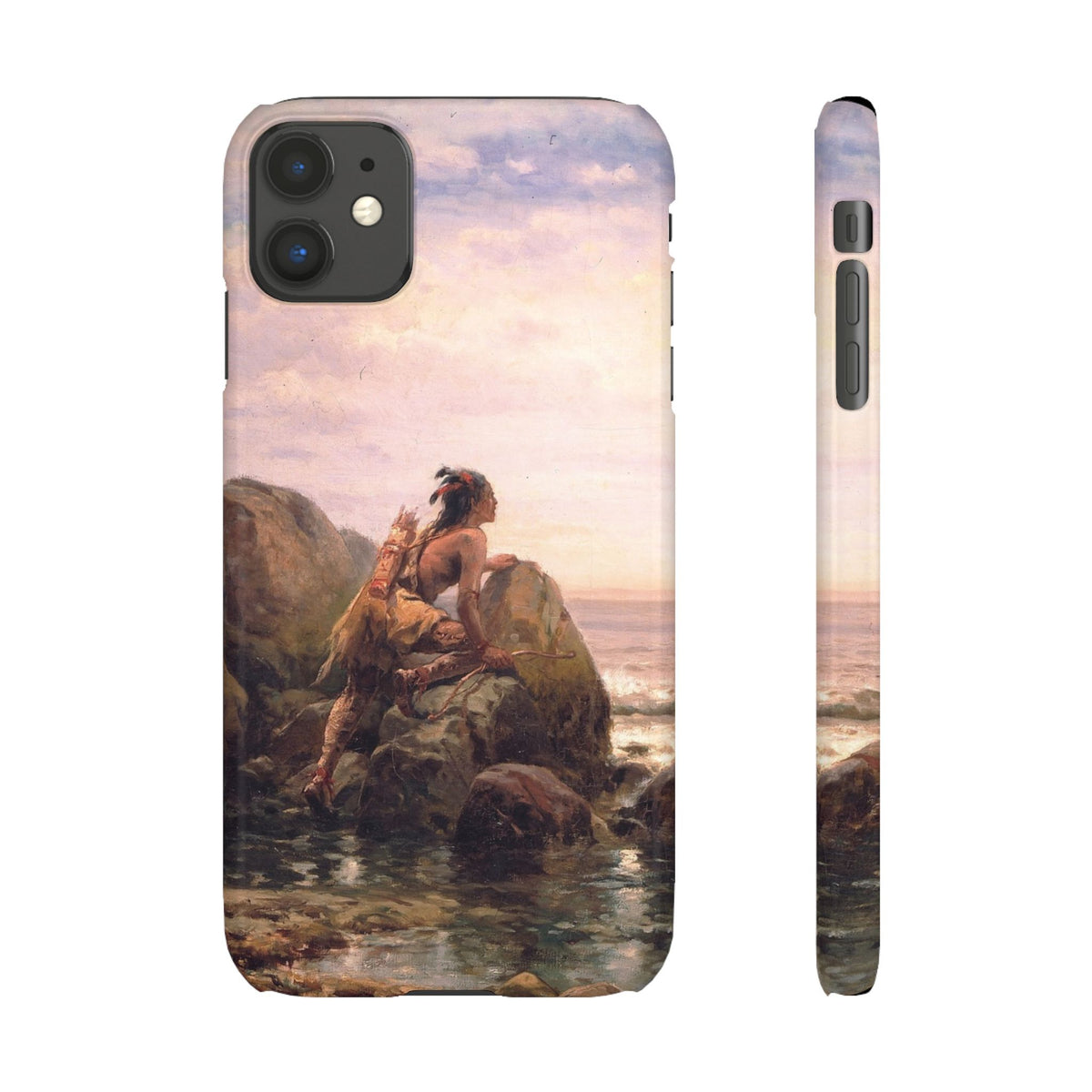 Henrik Hudson entering New York Harbor by Edward Moran - iPhone Slim Case