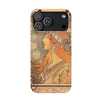 Zodiac by Alphonse Mucha - iPhone Slim Case