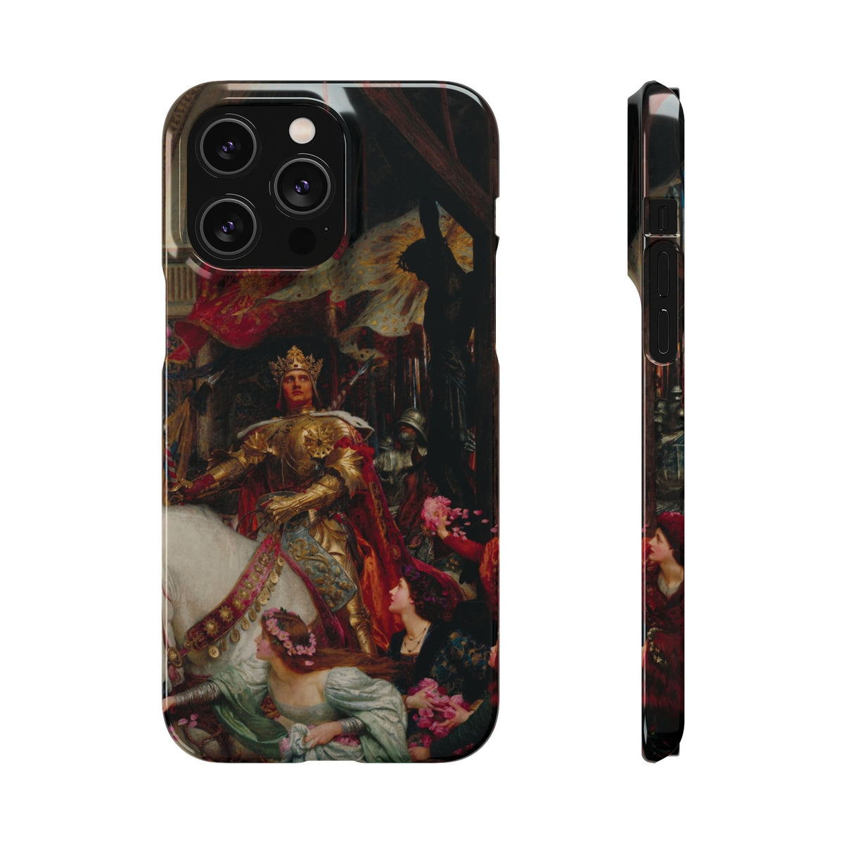 The Two Crowns by Frank Dicksee - iPhone Slim Case