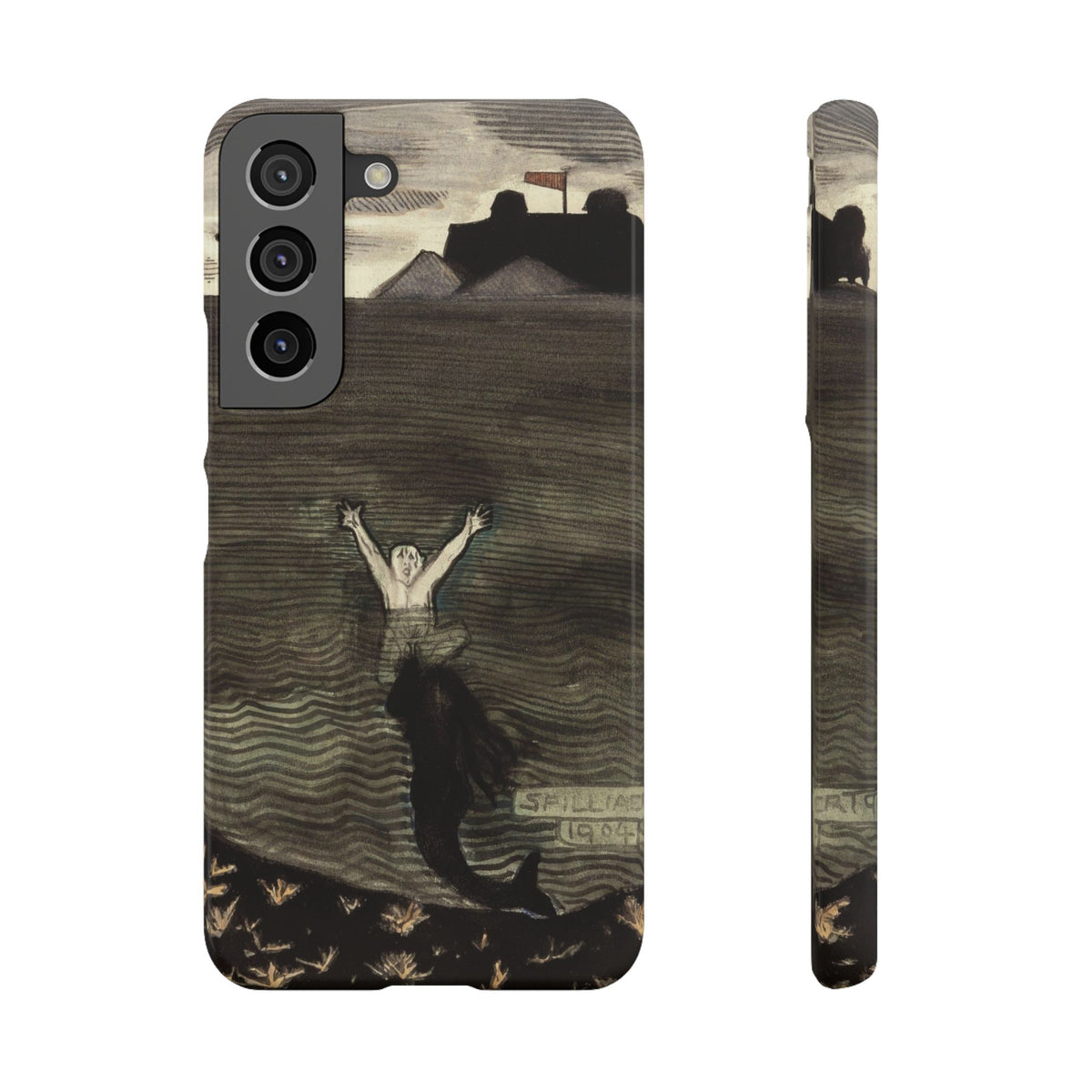 The Call of the Mermaid The Drowning by Leon Spilliaert - Samsung Slim Case