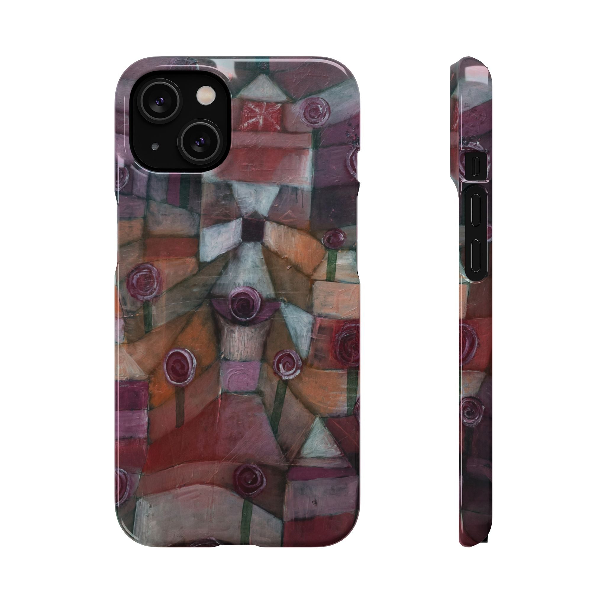 Rose Garden by Paul Klee - iPhone Slim Case