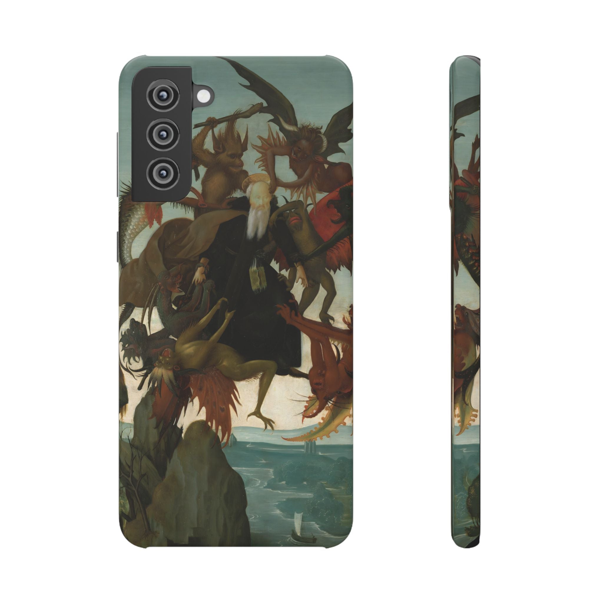 The Torment of Saint Anthony by Michelangelo Buonarroti - Samsung Slim Case