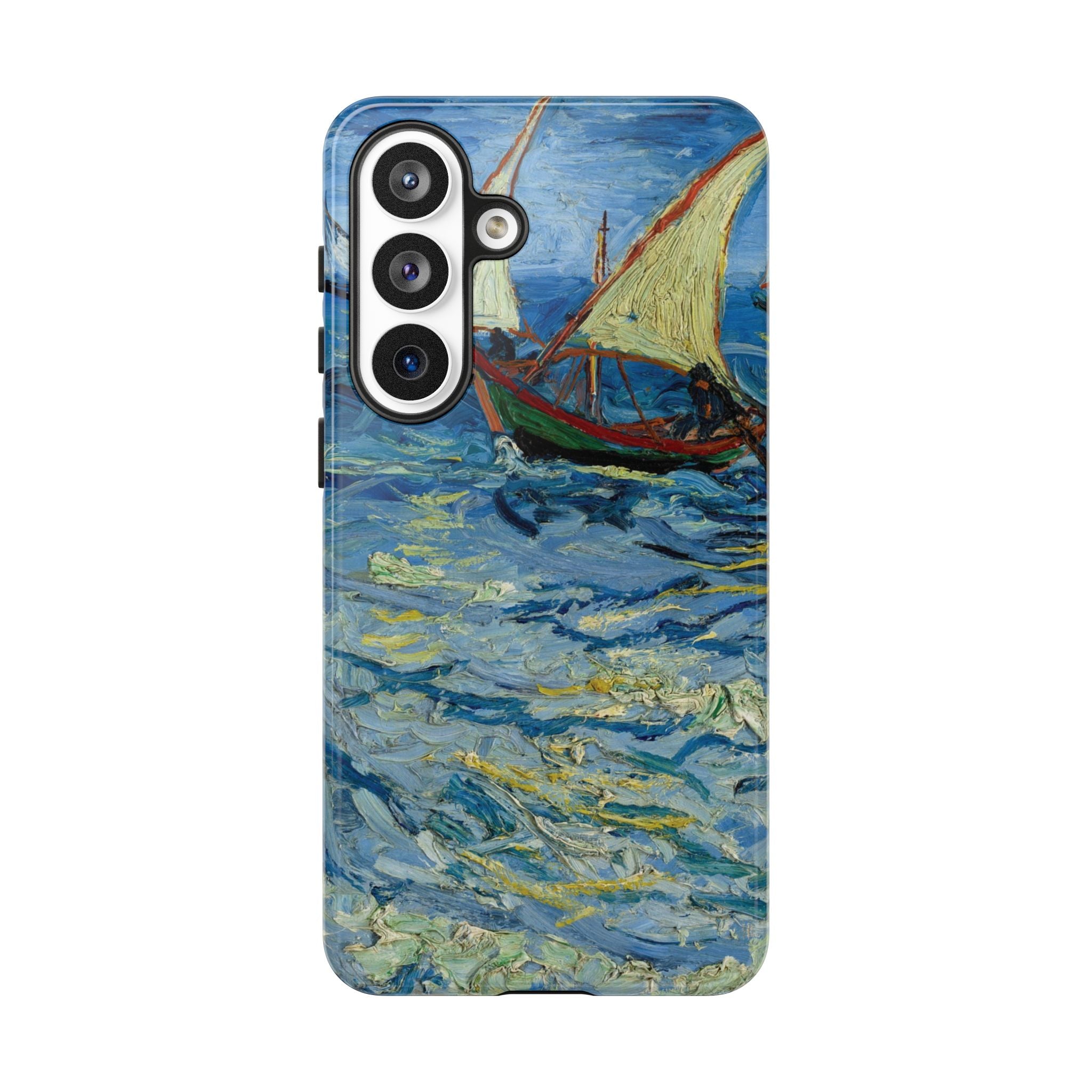Fishing Boats at Sea by Vincent van Gogh - Samsung Tough Case