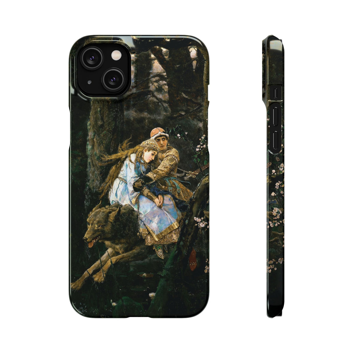 Ivan Tsarevich Riding the Grey Wolf by Viktor Vasnetsov - iPhone Slim Case