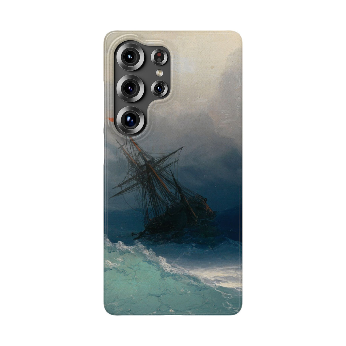 Ship on Stormy Seas by Ivan Aivazovsky - Samsung Slim Case