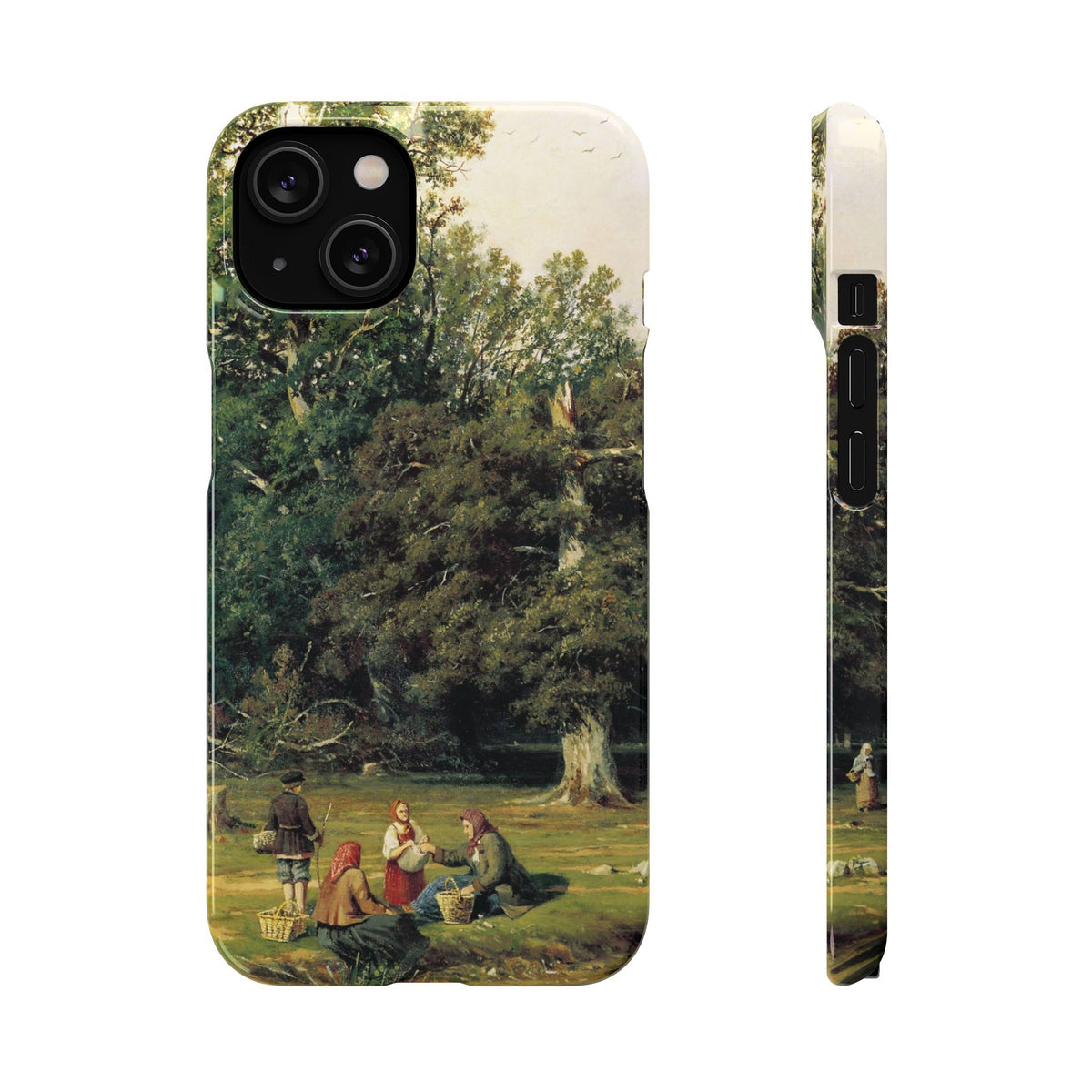 For Mushrooms by Ivan Ivanovich Shishkin - iPhone Slim Case