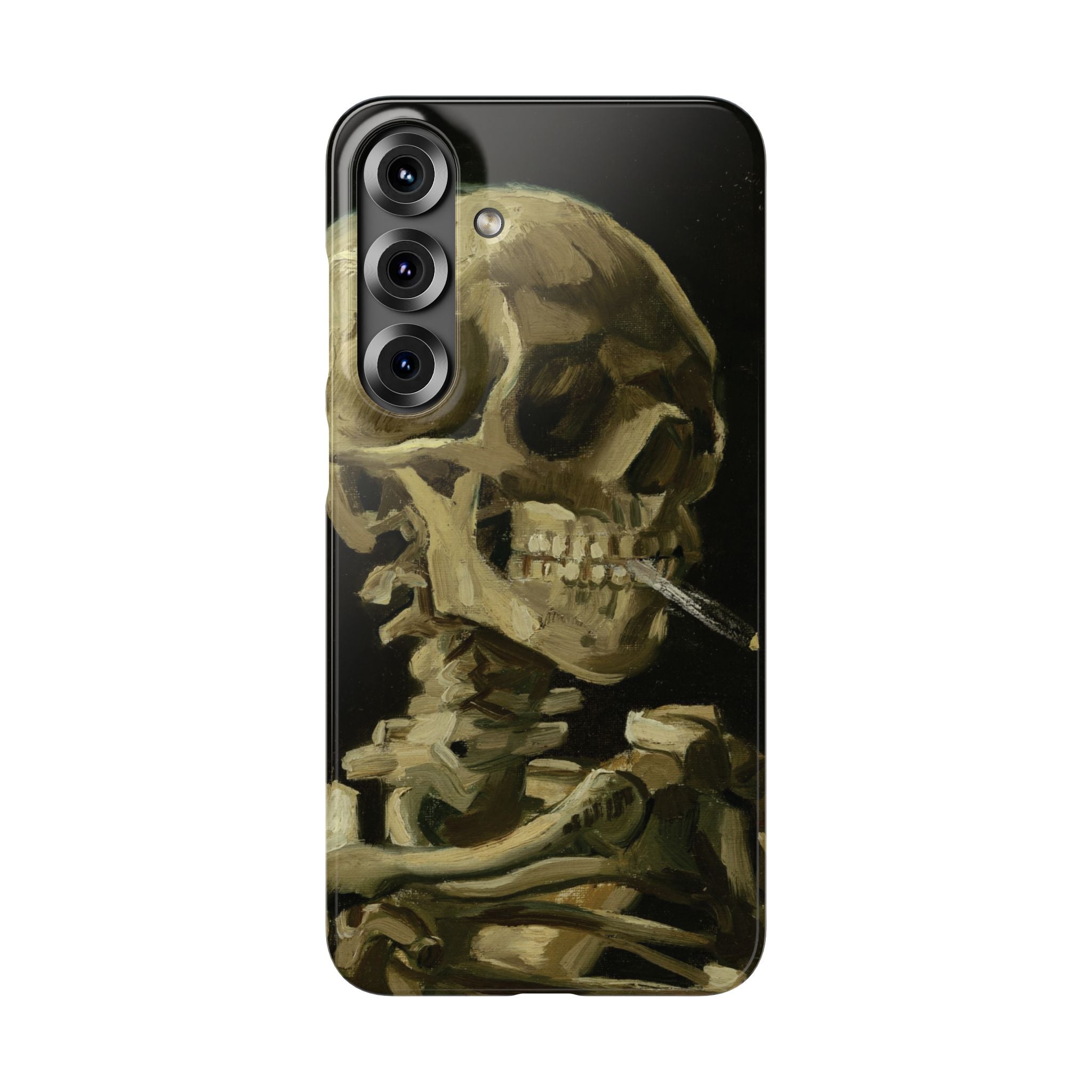 Head of a Skeleton with a Burning Cigarette by Vincent van Gogh - Samsung Slim Case