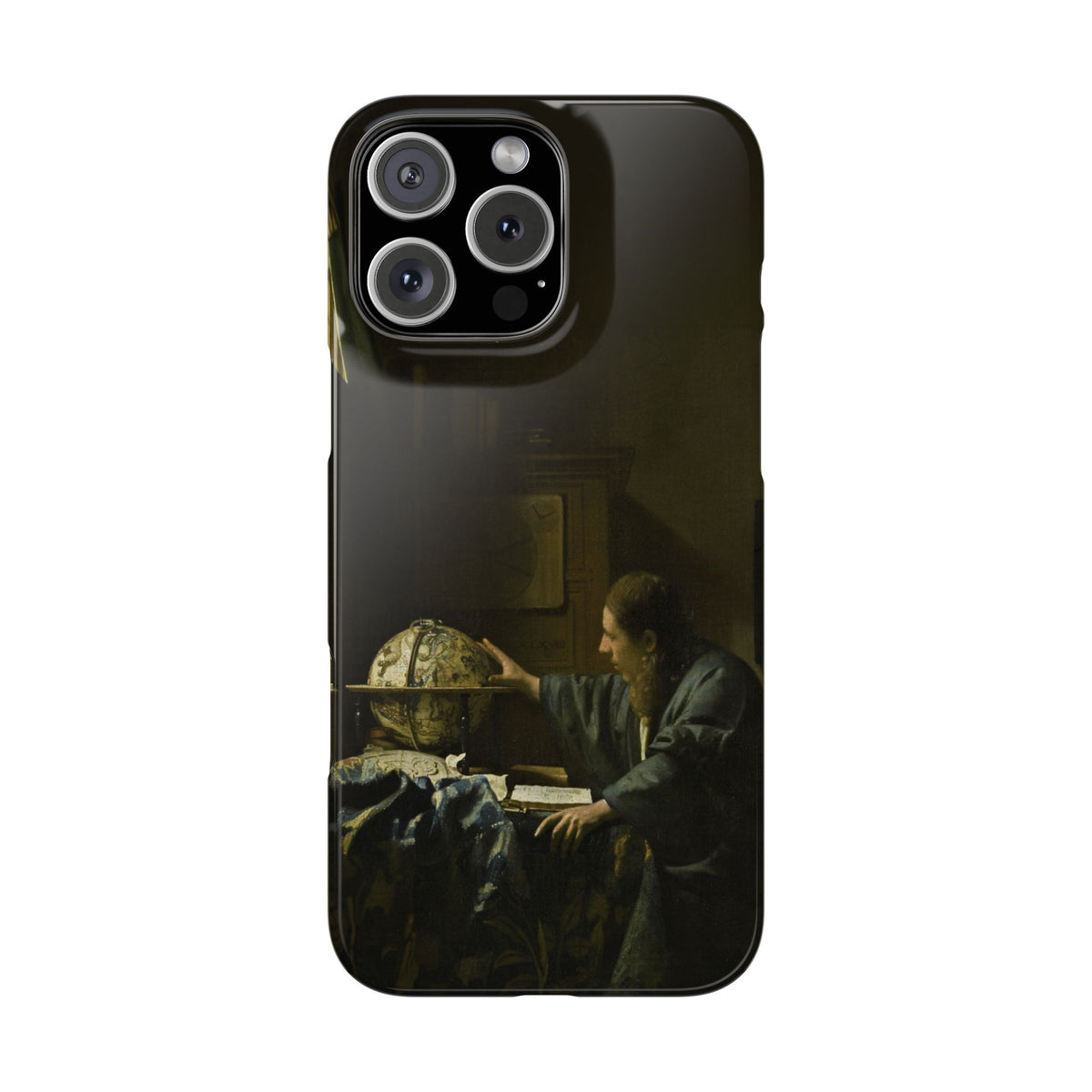 The Astronomer by Johannes Vermeer - iPhone Slim Case