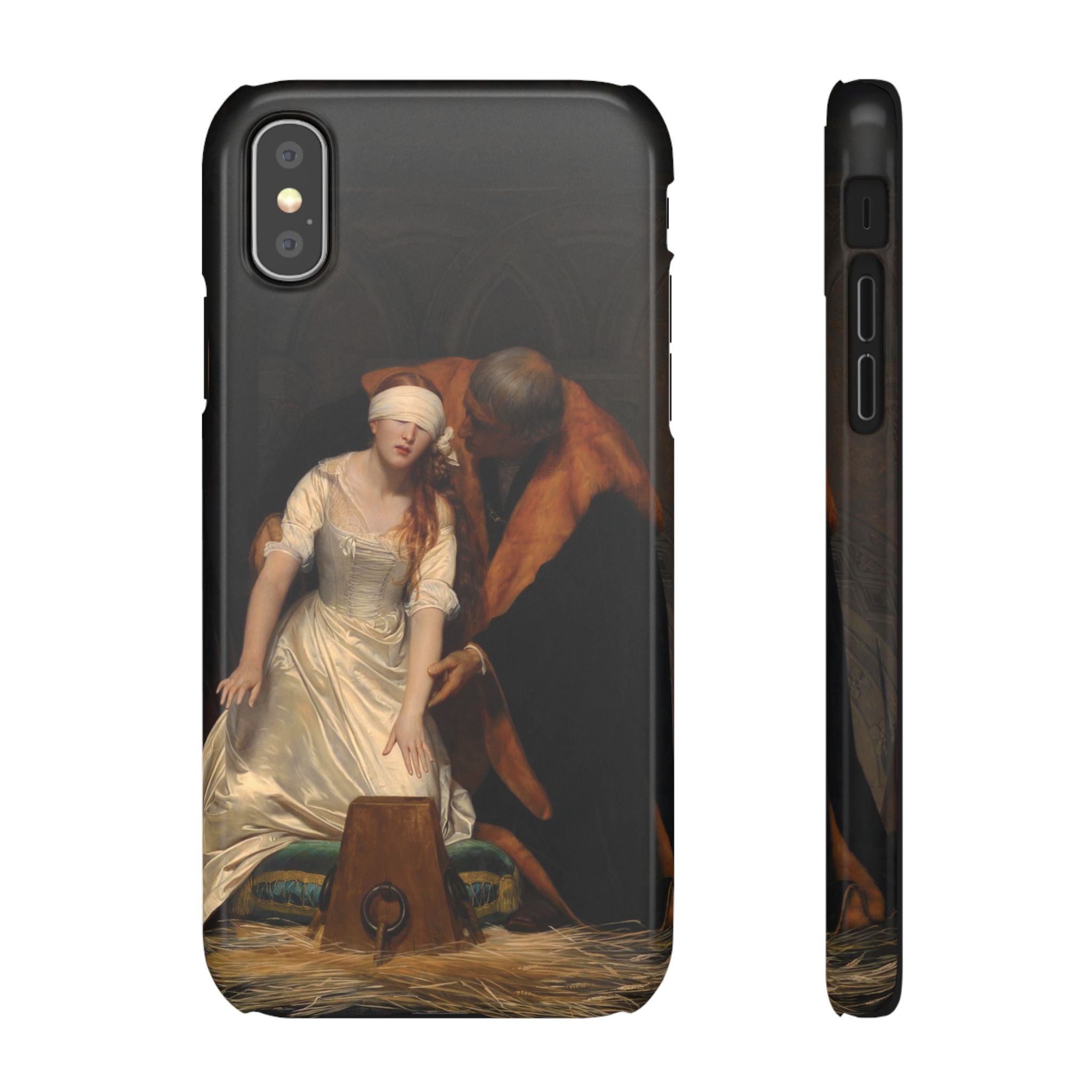 The Execution of Lady Jane Grey by Paul Delaroche - iPhone Slim Case