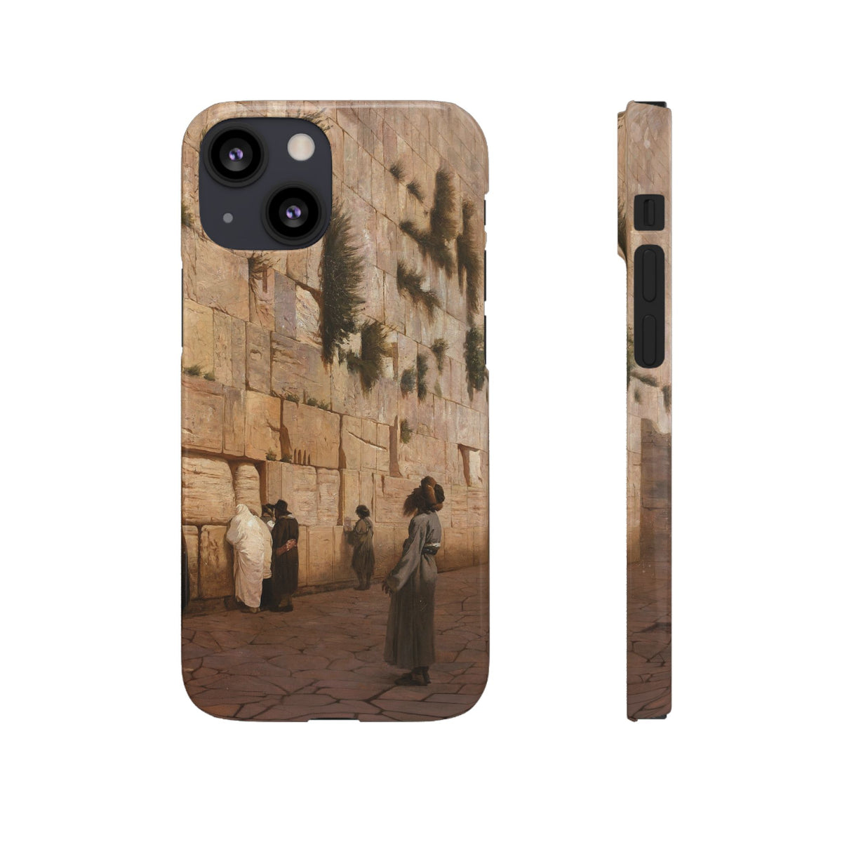 Le Mur des Lamentations by Jean-Leon Gerome - iPhone Slim Case