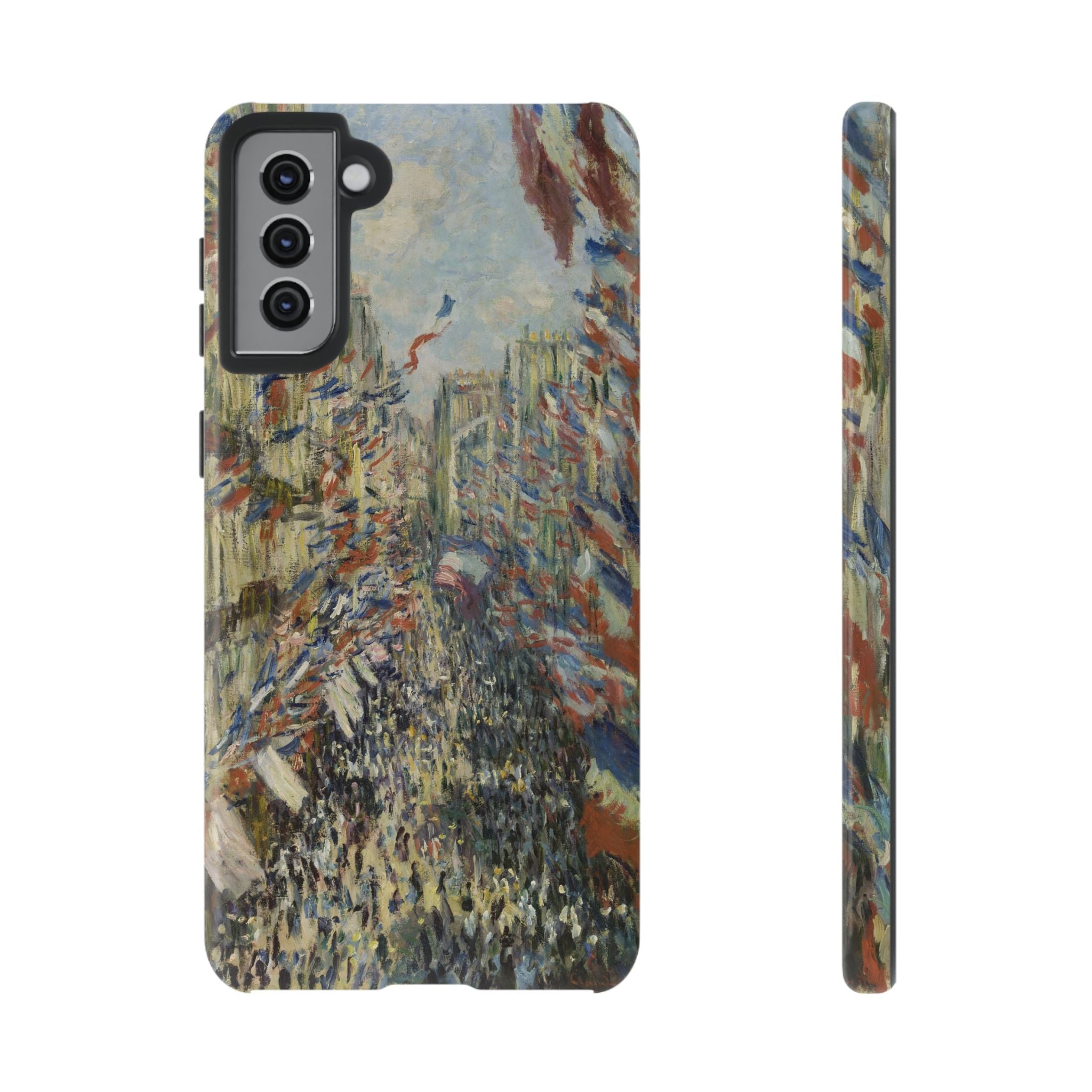 The Rue Montorgueil in Paris by Claude Monet - Samsung Tough Case