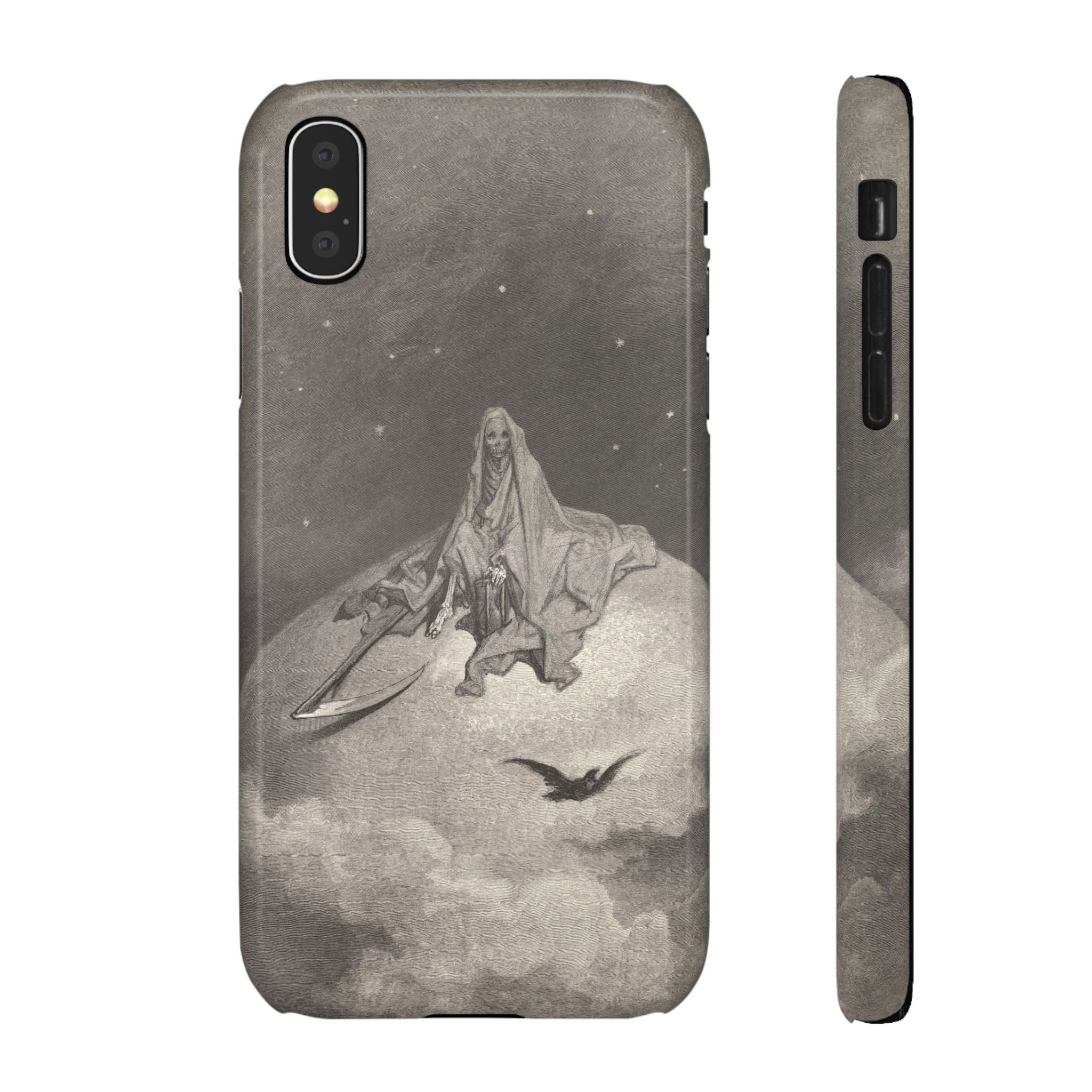 Doubting, dreaming dreams no mortal ever dared to dream before by Gustave Doré - iPhone Slim Case