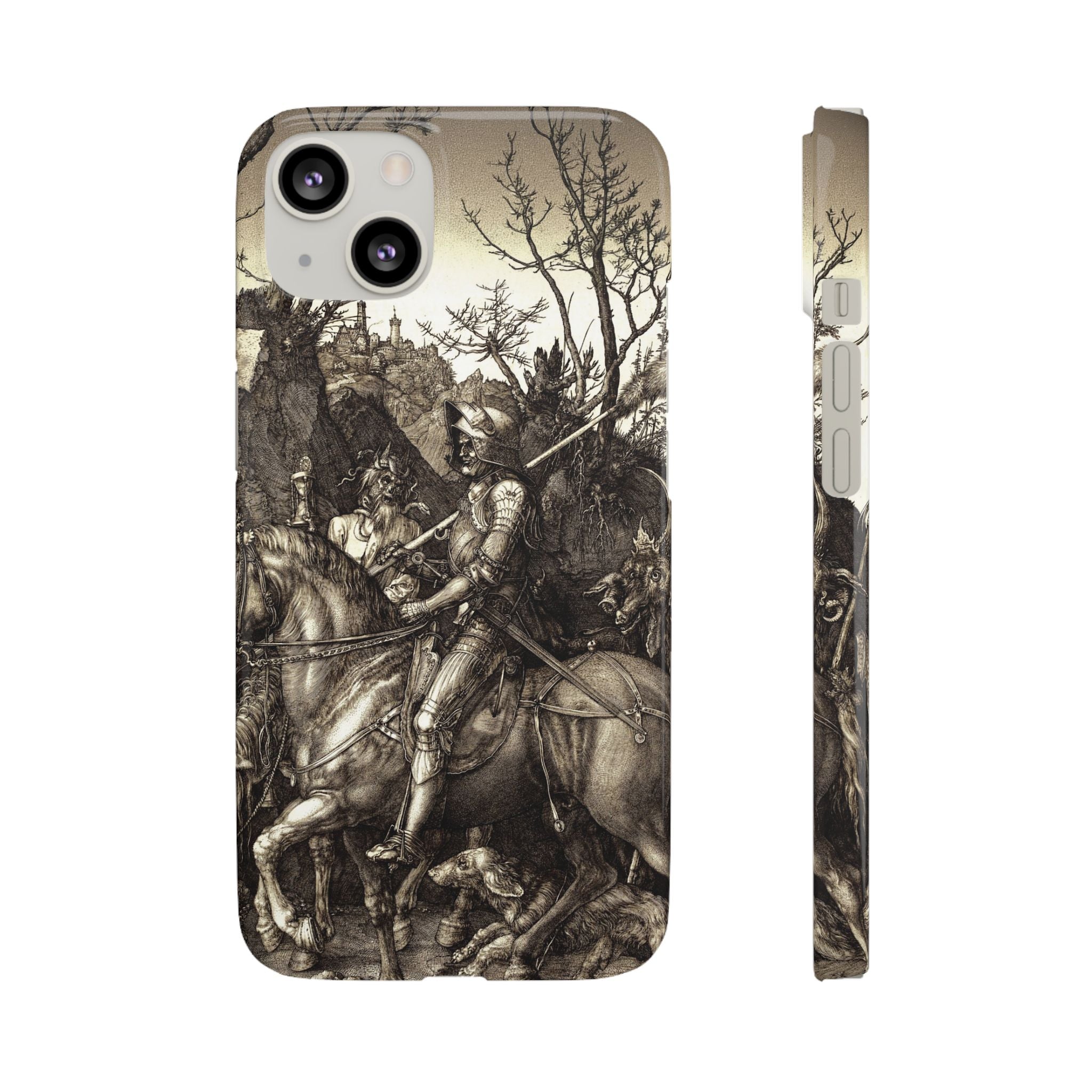 Knight, Death and the Devil by Albrecht Dürer - iPhone Slim Case