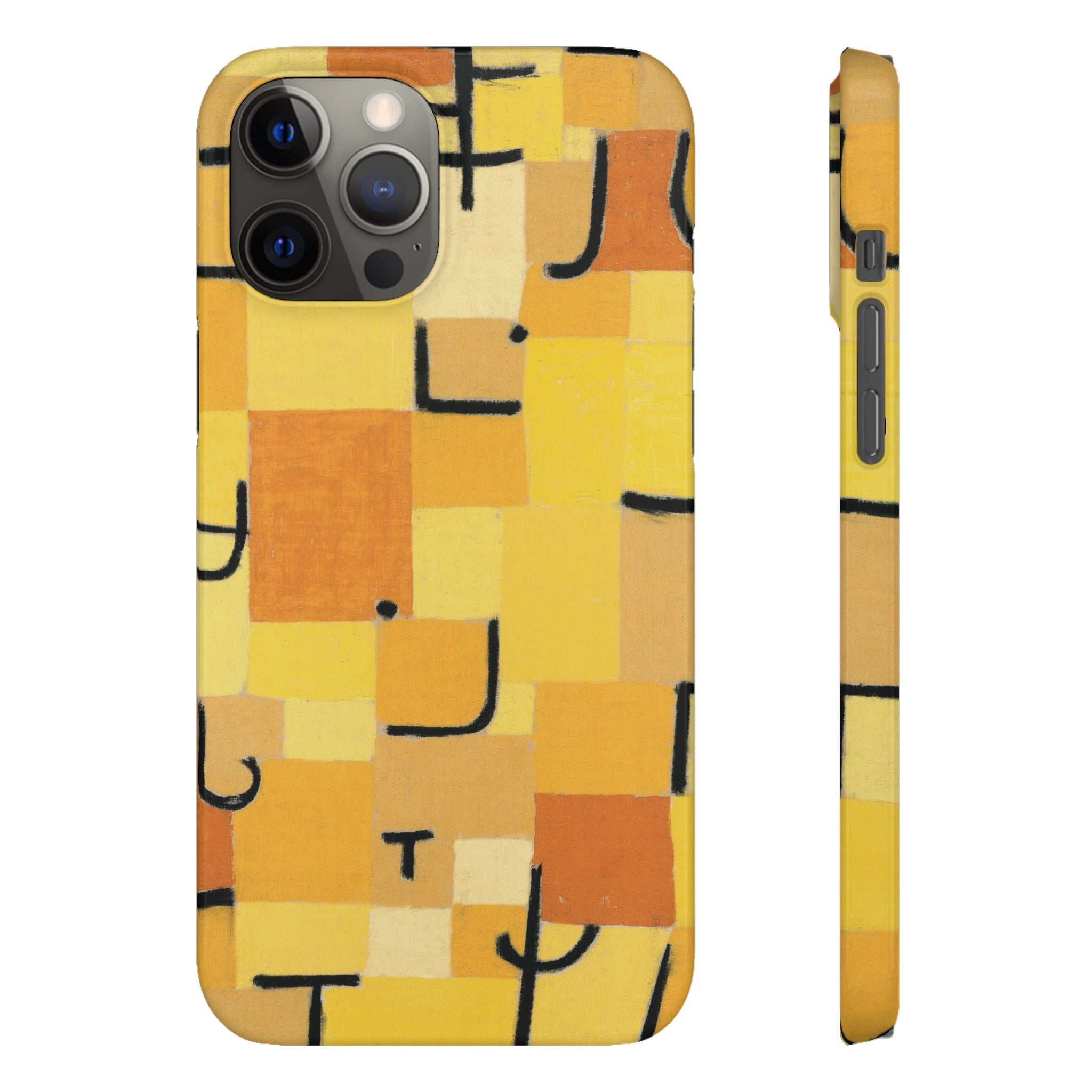 Signs in Yellow by Paul Klee - iPhone Slim Case