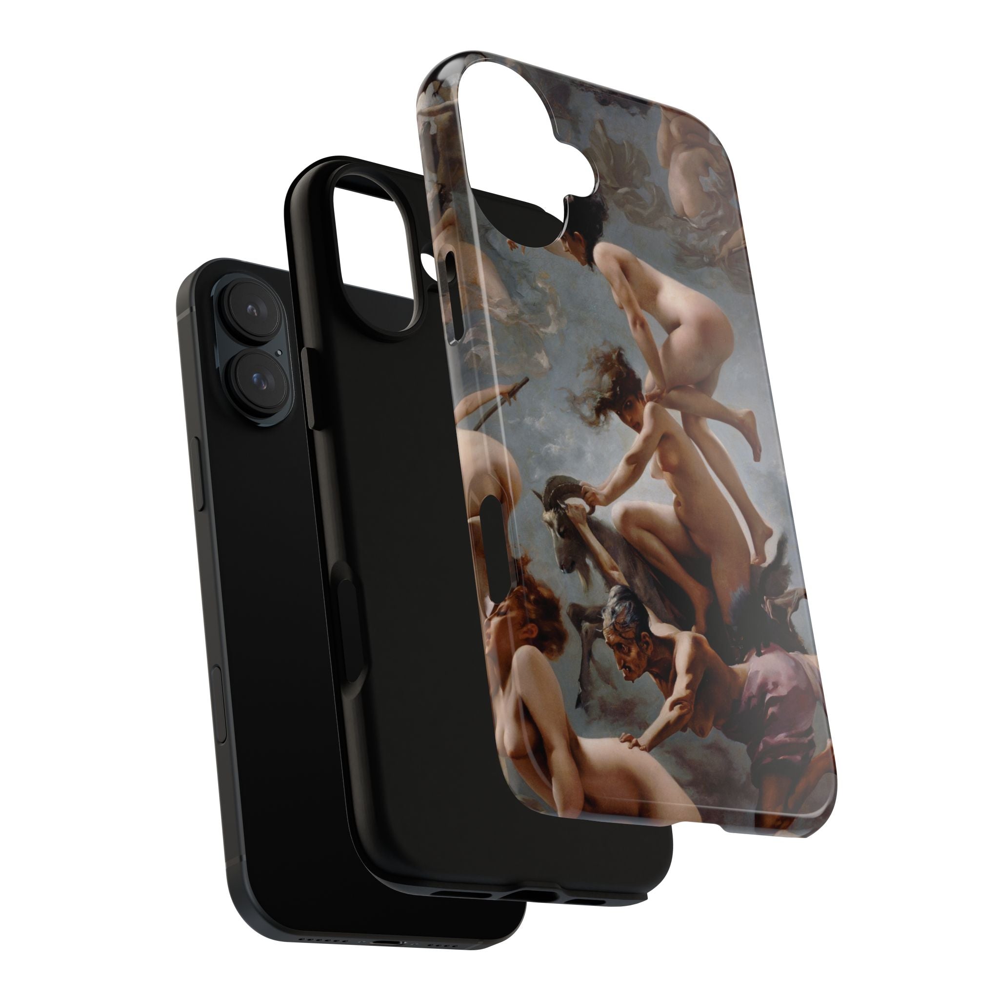 Witches going to their Sabbath by Luis Ricardo Falero - iPhone Tough Case