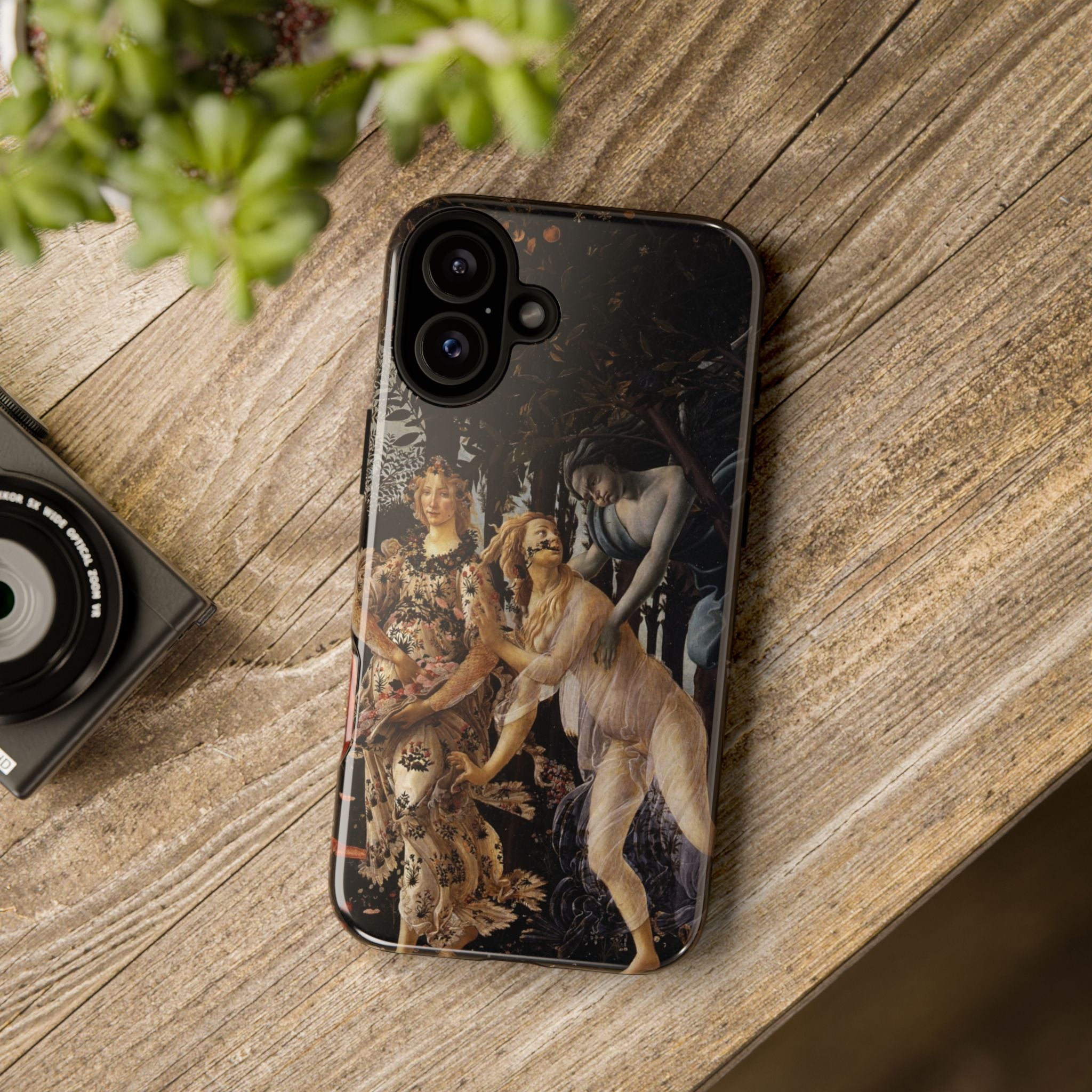 Flora and Zephyr from Primavera by Sandro Botticelli - iPhone Tough Case