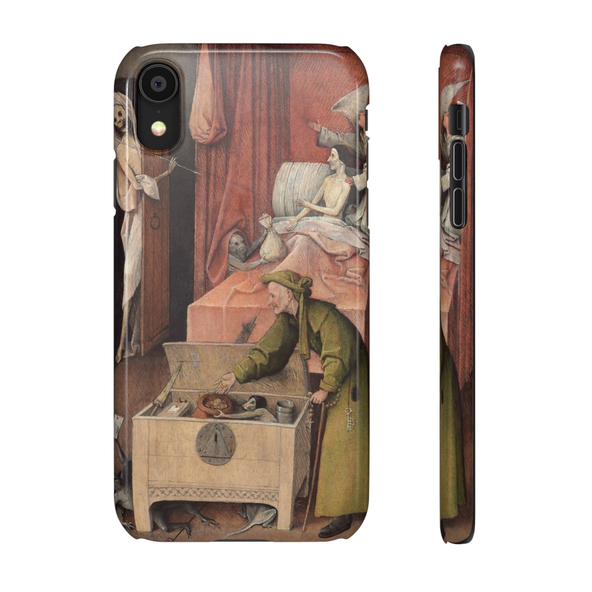 The Death of the Miser by Hieronymus Bosch - iPhone Slim Case