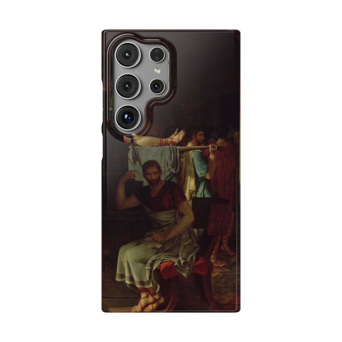 The Lictors Bring to Brutus the Bodies of His Sons I by Jacques-Louis David - Samsung Slim Case