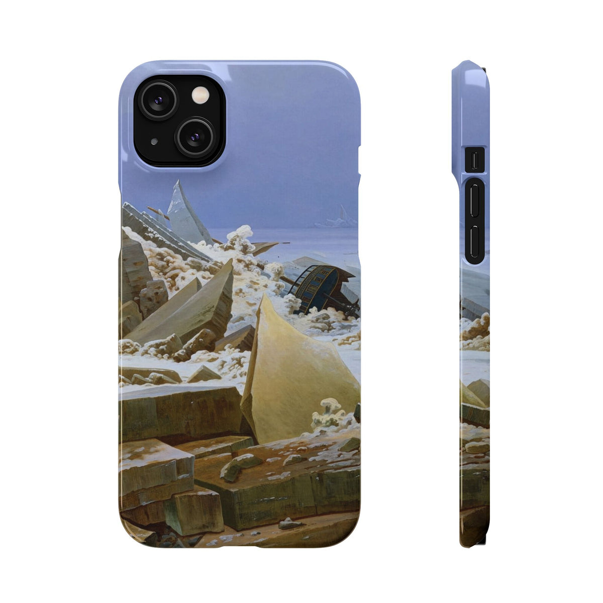 The Sea of Ice by Caspar David Friedrich - iPhone Slim Case