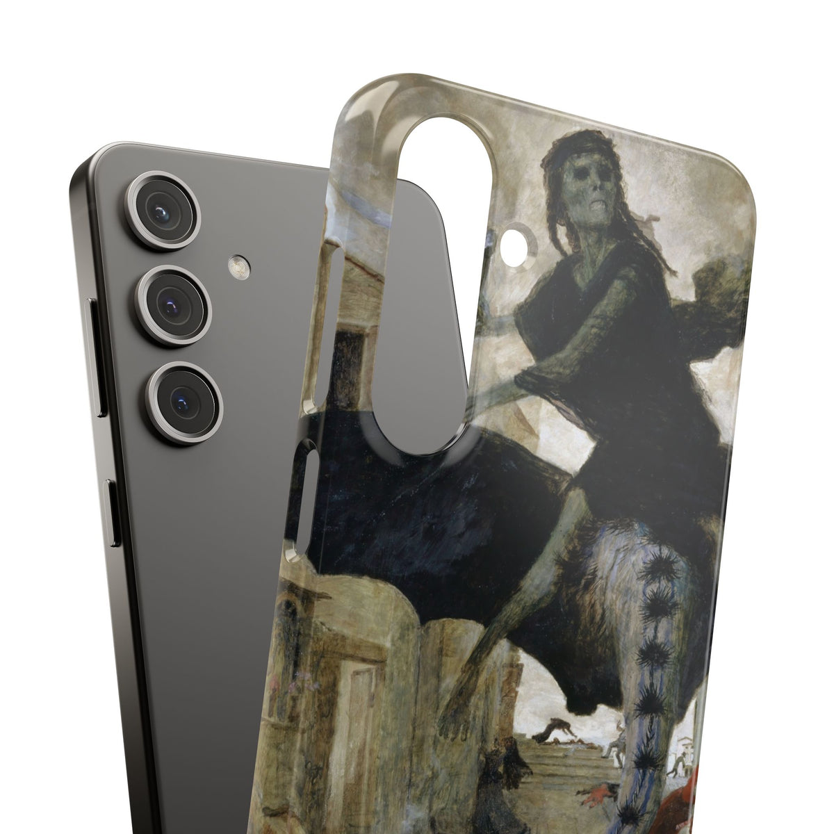 The Plague by Arnold Böcklin - Samsung Slim Case