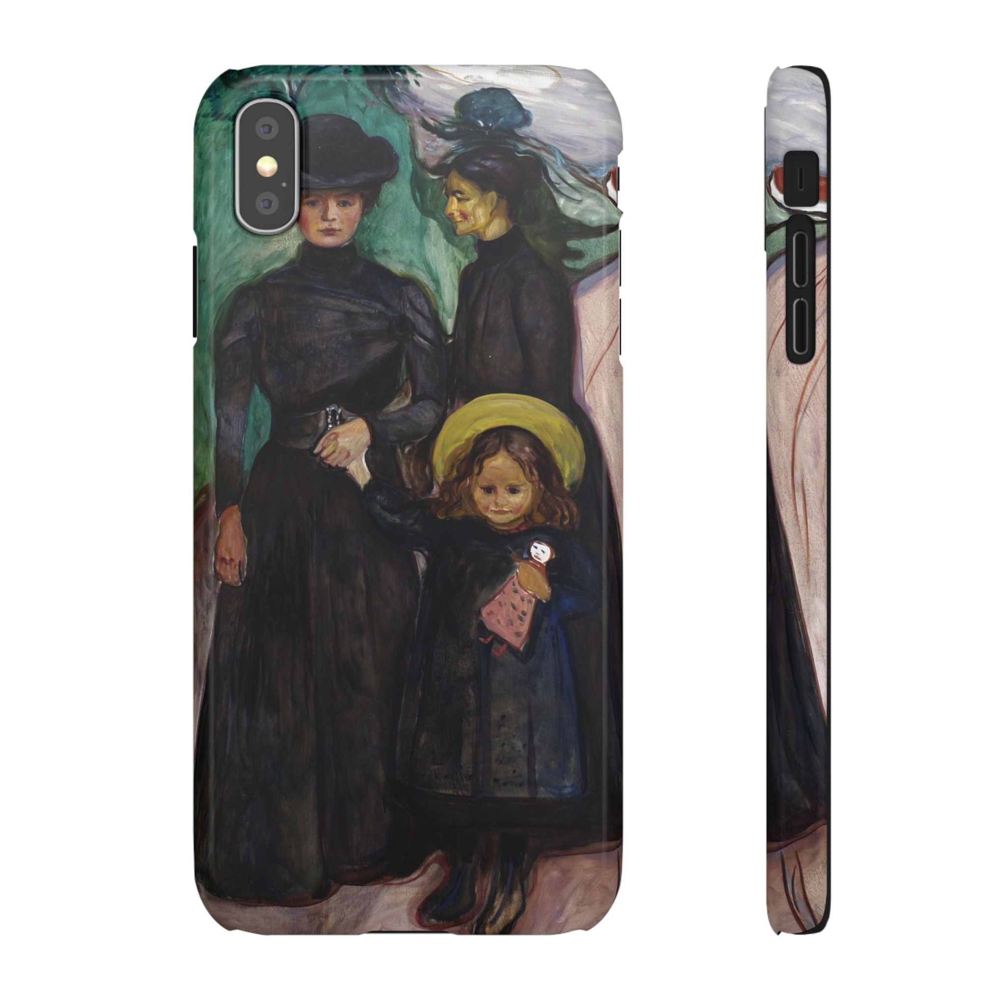The Family by Edvard Munch - iPhone Slim Case