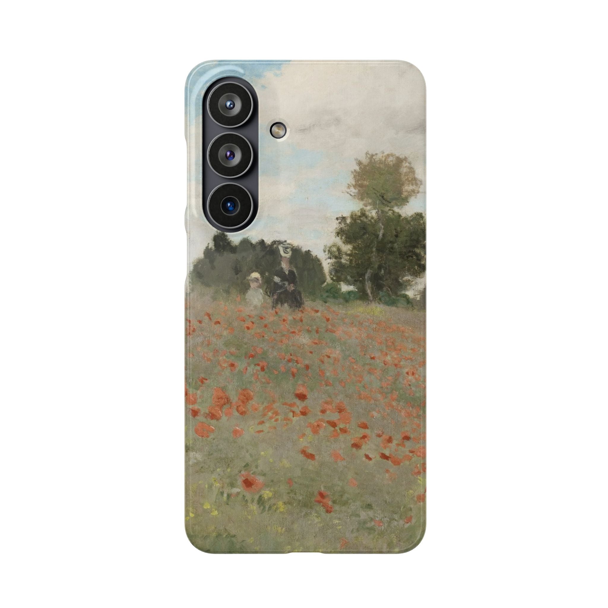 The Poppy Field by Claude Monet - Samsung Slim Case